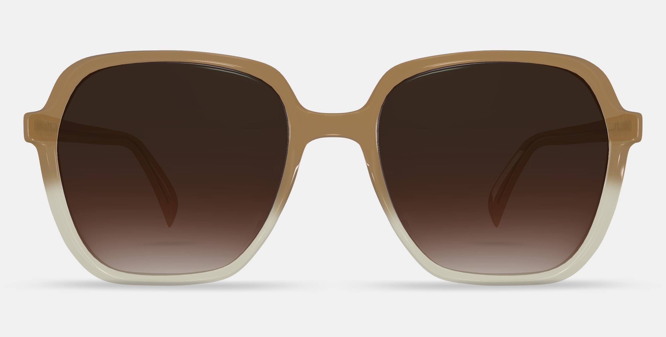 Willetta Sunglasses in Chai Crystal Fade 3D model_11