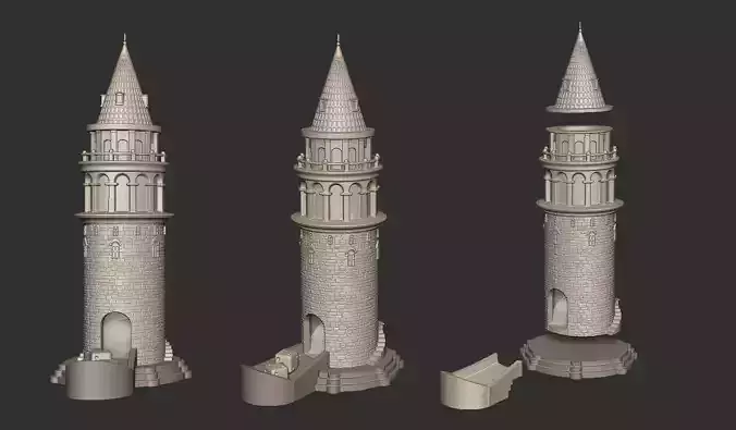 Galata Tower for Dice Game