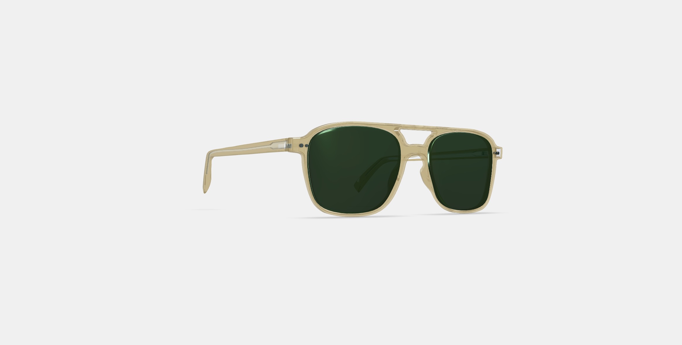 Brimmer Sunglasses in Honeydew 3D model_4
