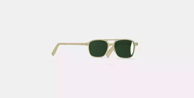 Brimmer Sunglasses in Honeydew