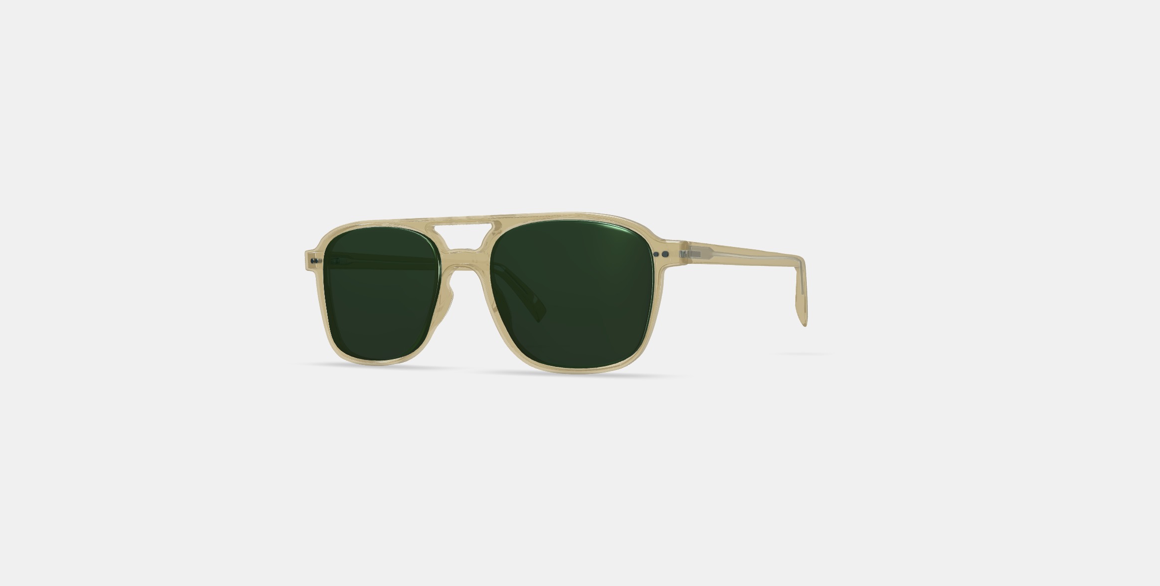 Brimmer Sunglasses in Honeydew 3D model_12