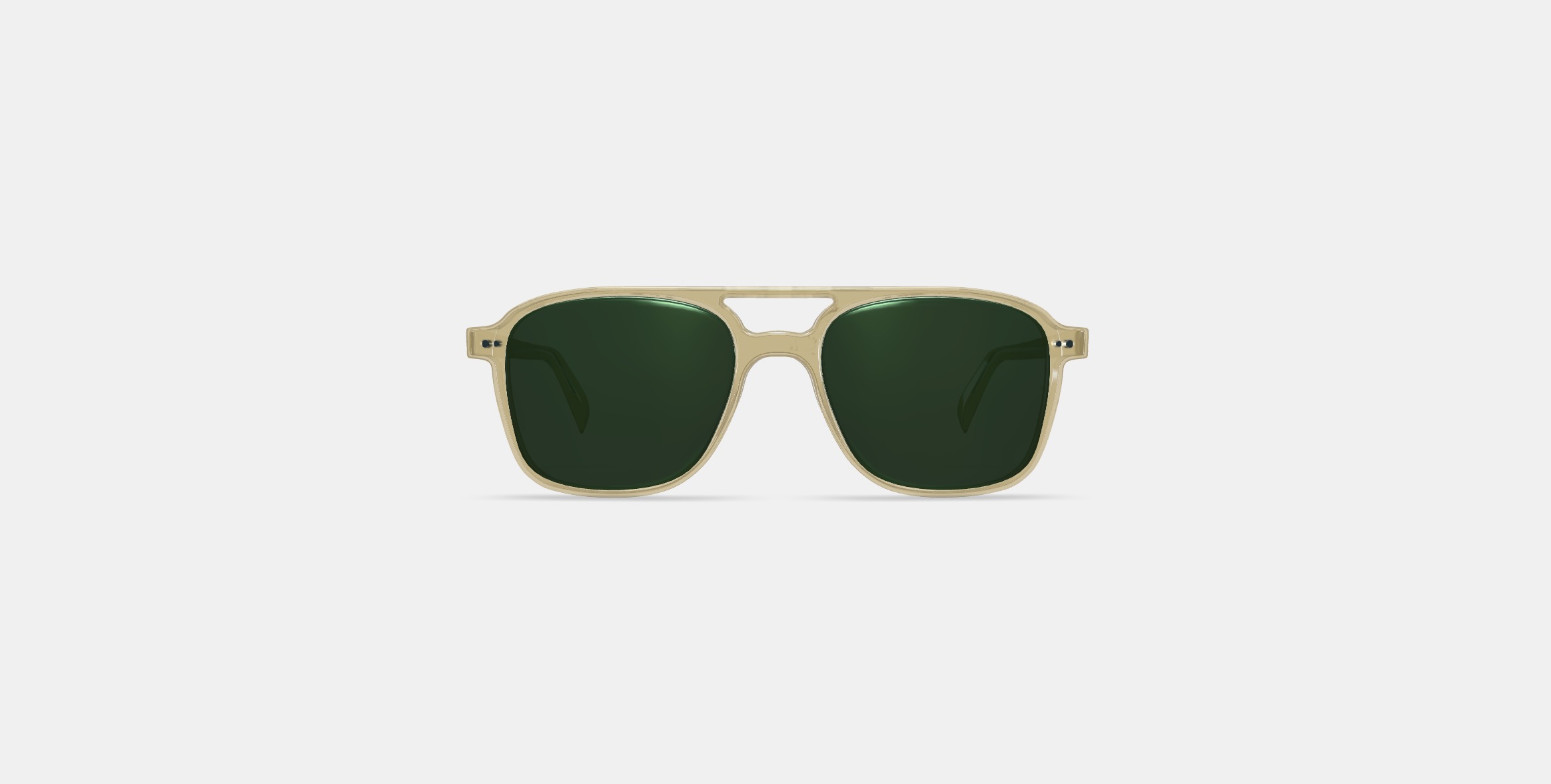 Brimmer Sunglasses in Honeydew 3D model_10