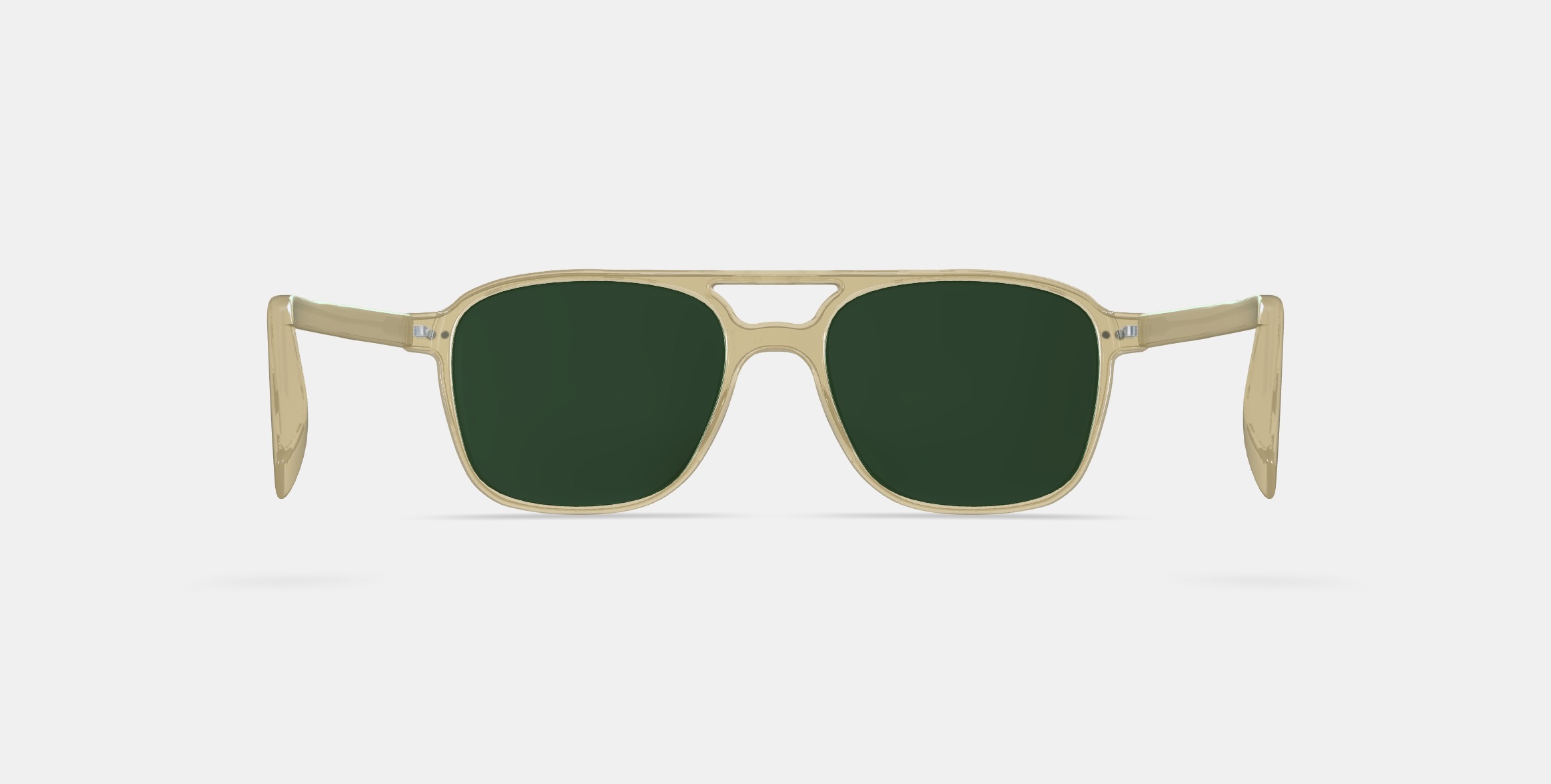 Brimmer Sunglasses in Honeydew 3D model_15