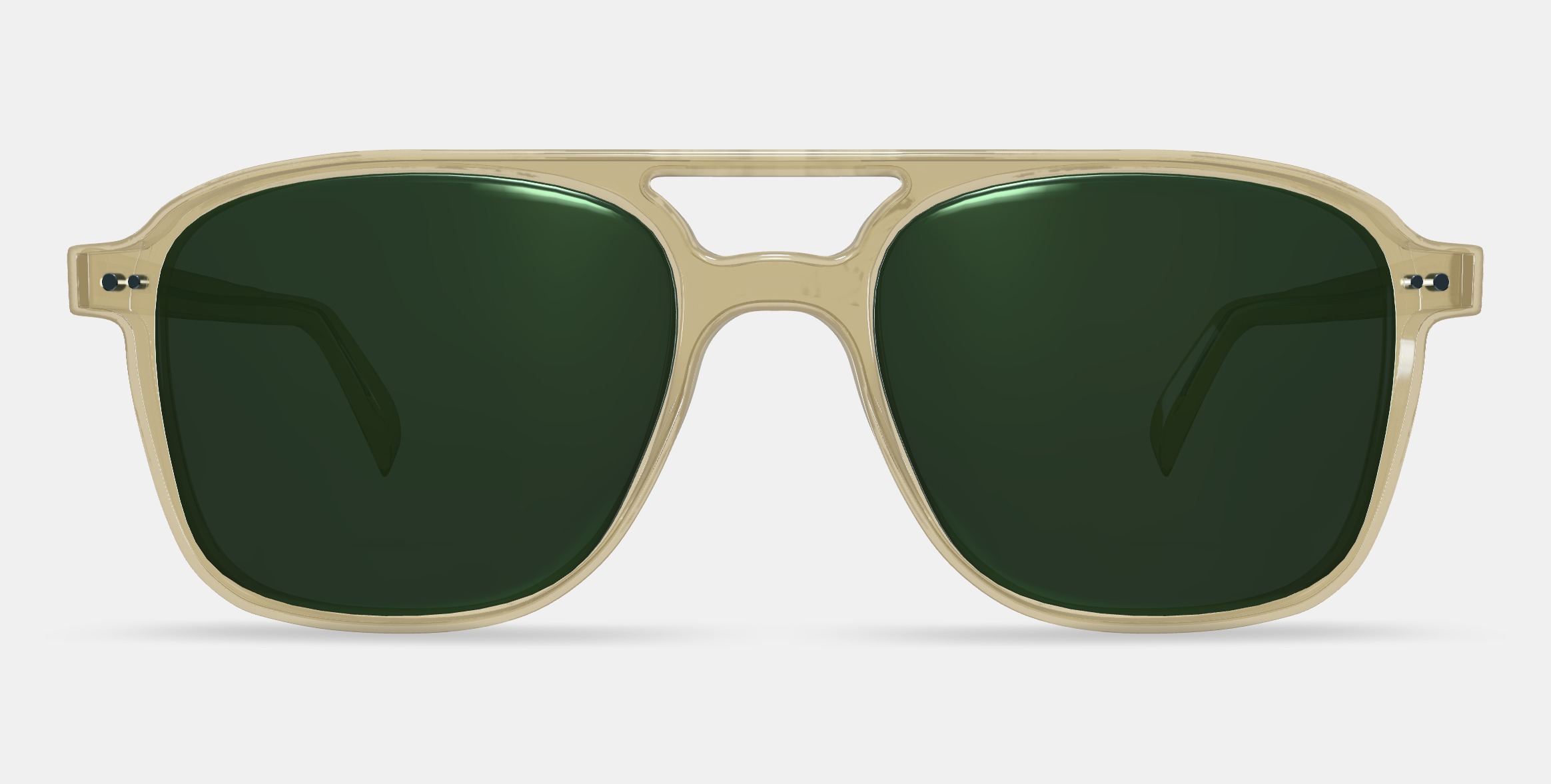 Brimmer Sunglasses in Honeydew 3D model_11