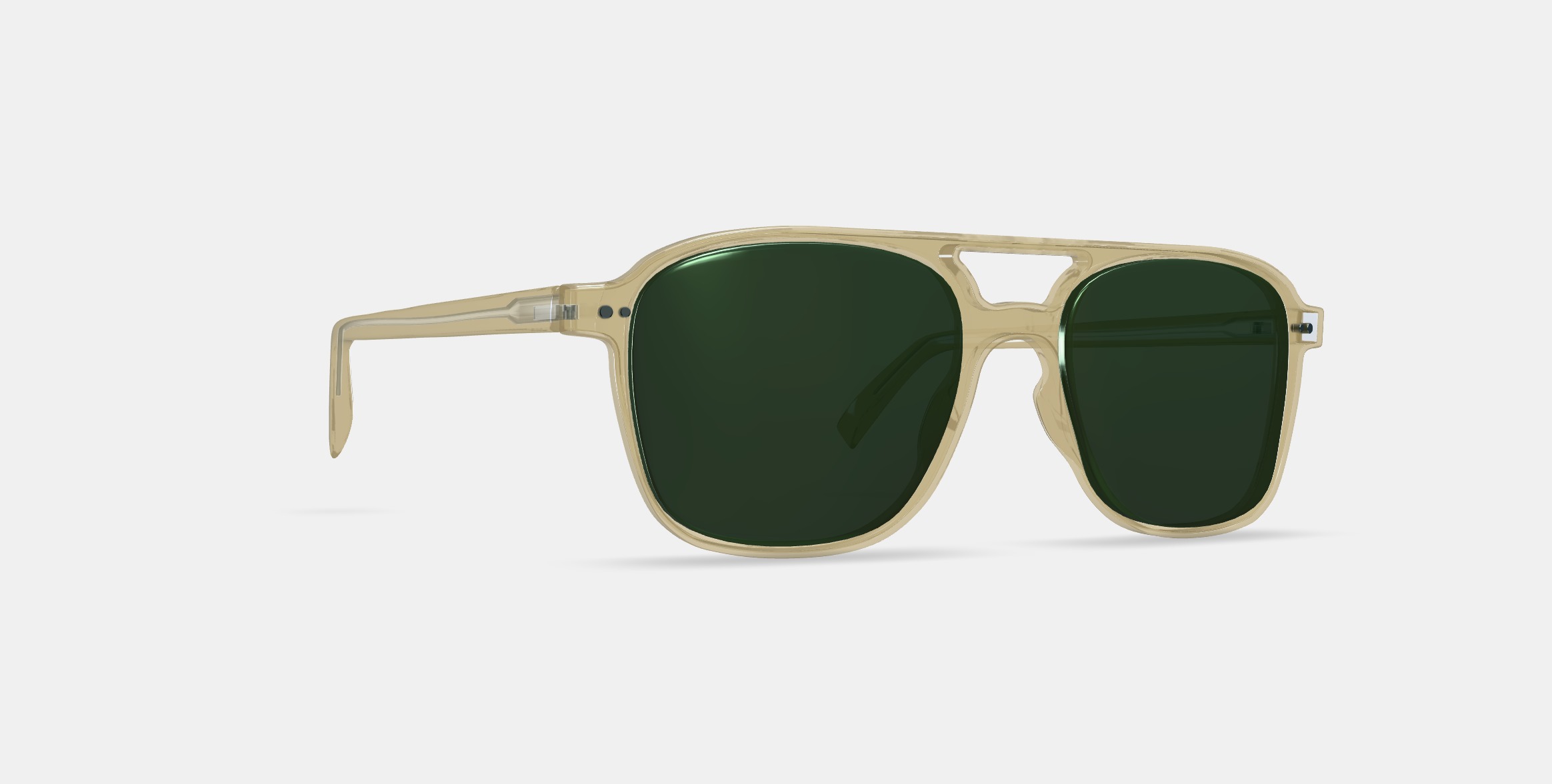 Brimmer Sunglasses in Honeydew 3D model_8