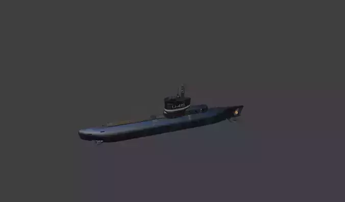 U- Boat Type XXIII blue paint