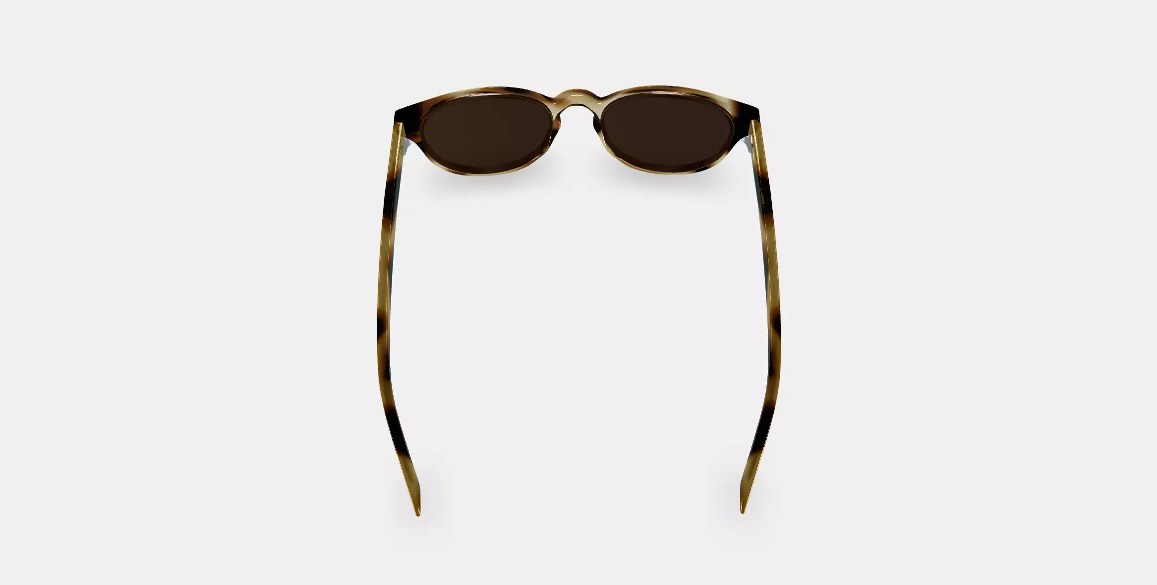 Percey Sunglasses in Striped Sassafras 3D model_0
