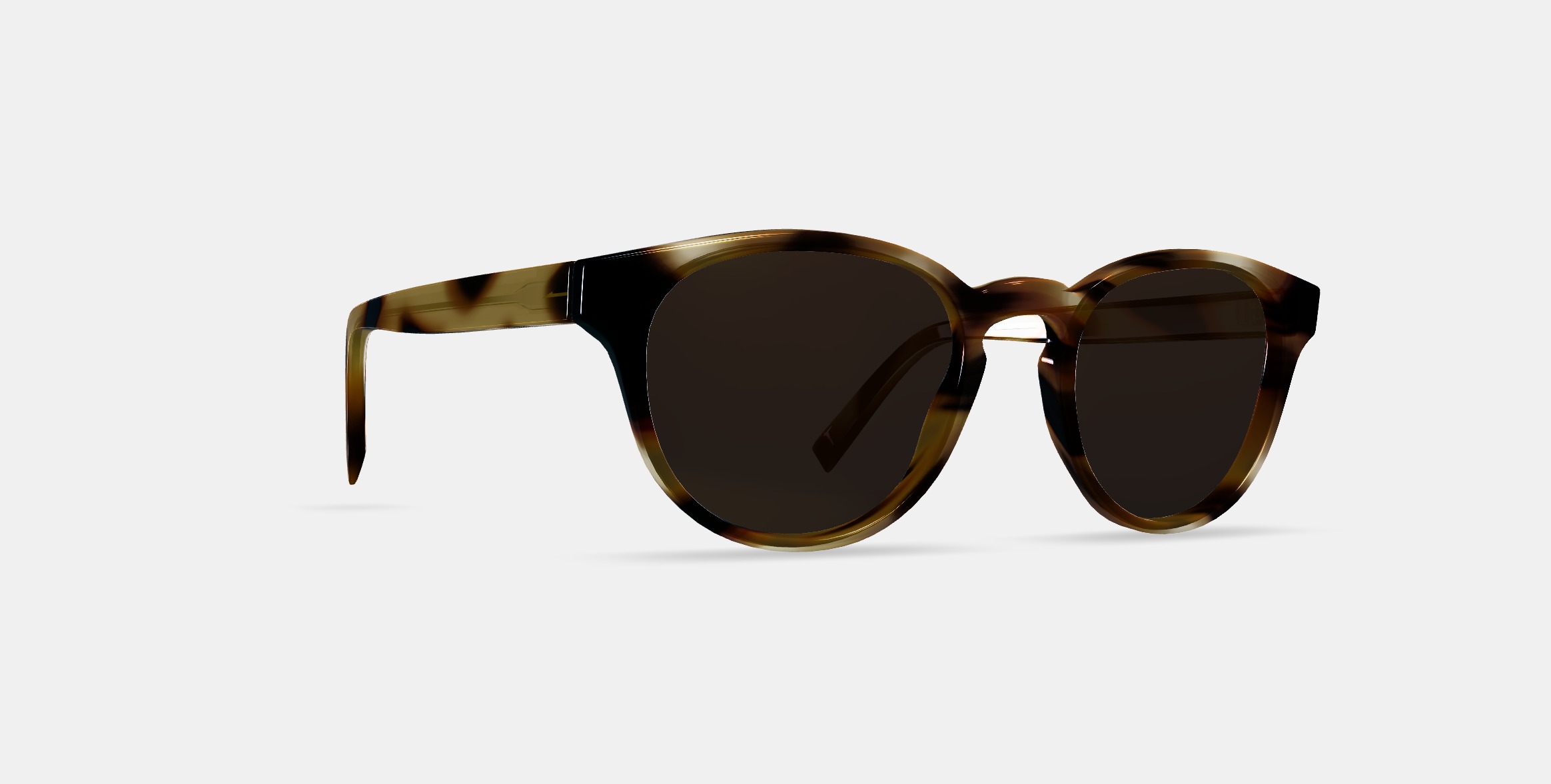 Percey Sunglasses in Striped Sassafras 3D model_9
