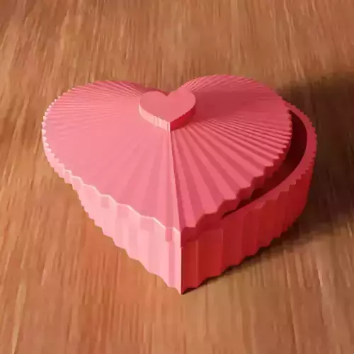 Heart Shaped Jewelry Box - 289