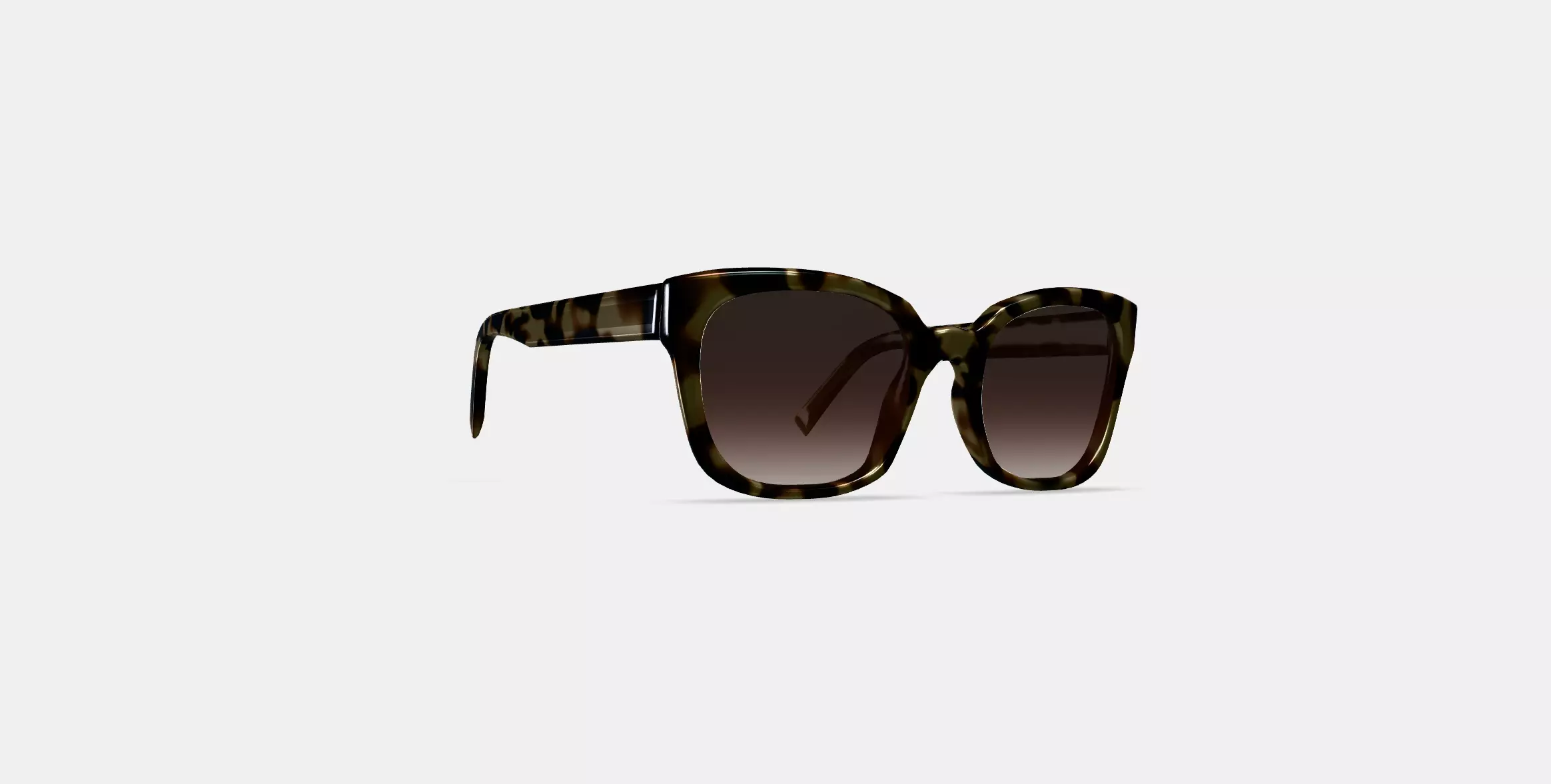 Aubrey Sunglasses in Marzipan Tortoise 3D model_0
