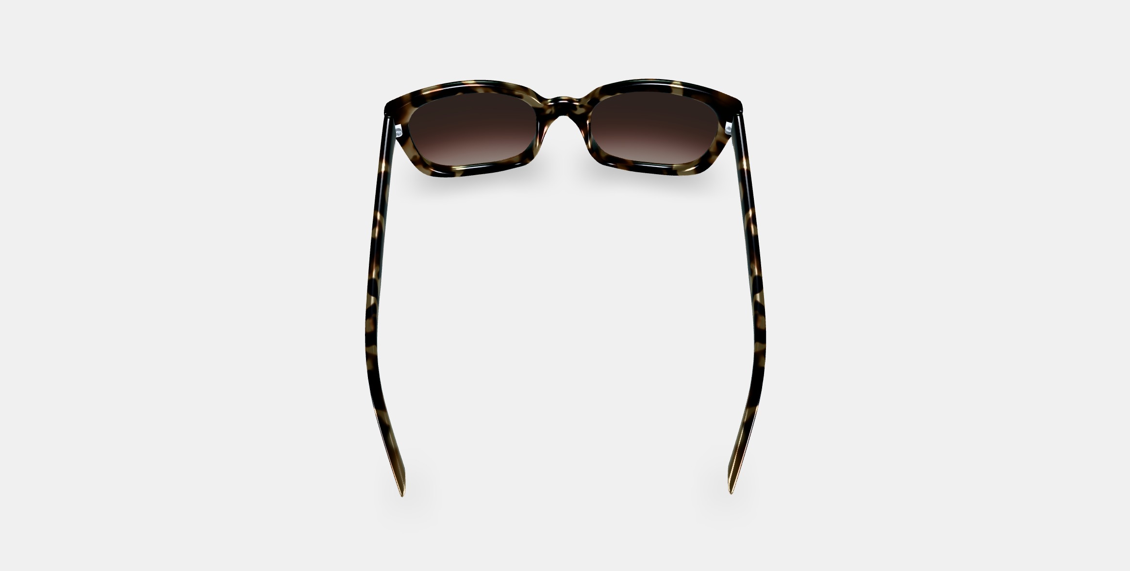 Aubrey Sunglasses in Marzipan Tortoise 3D model_2