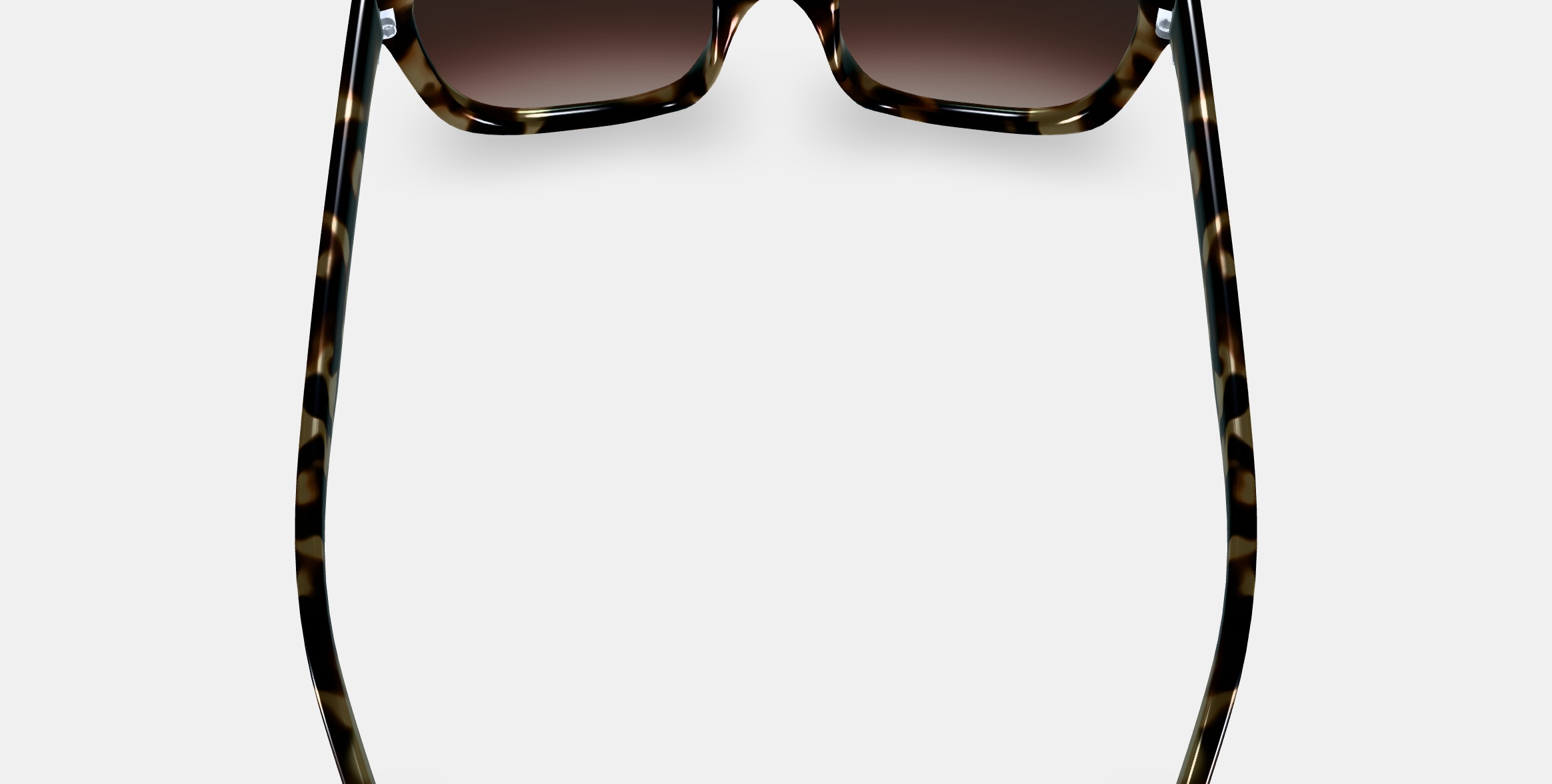 Aubrey Sunglasses in Marzipan Tortoise 3D model_4
