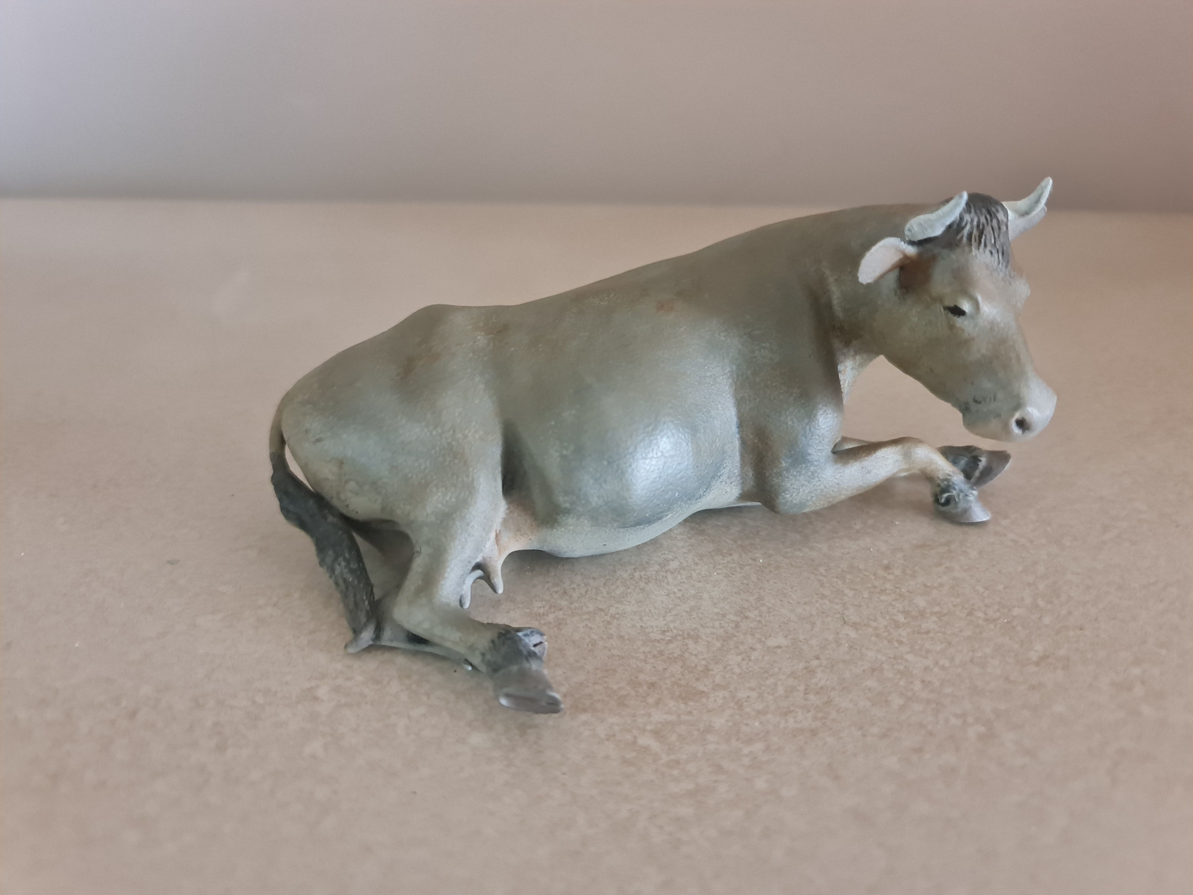 lying cow 3D print model_1