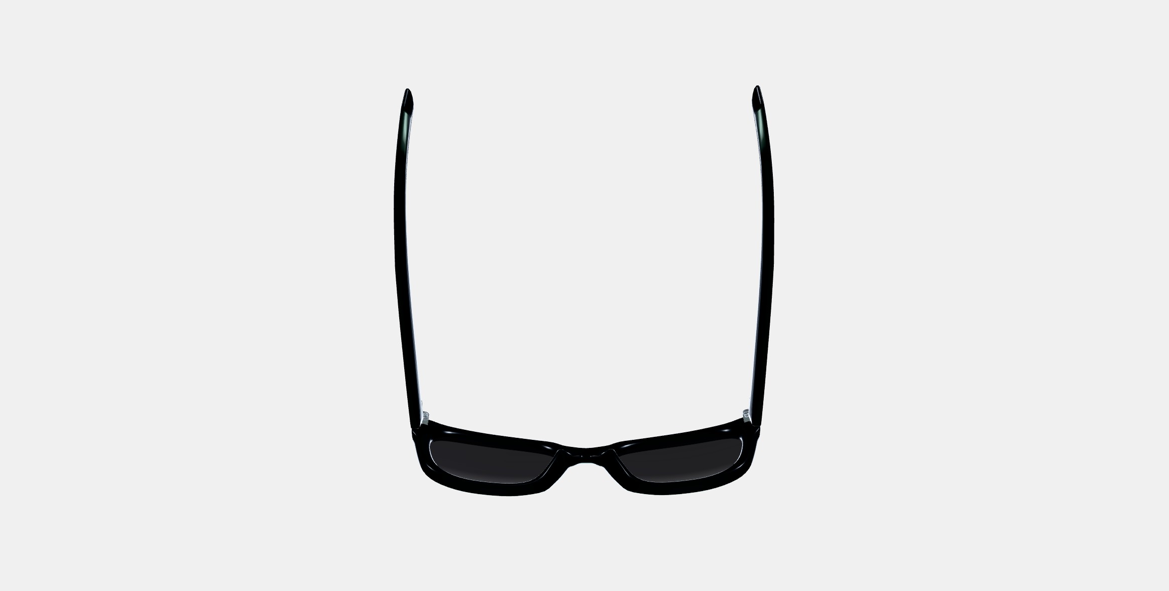 Aubrey Sunglasses in Jet Black 3D model_7