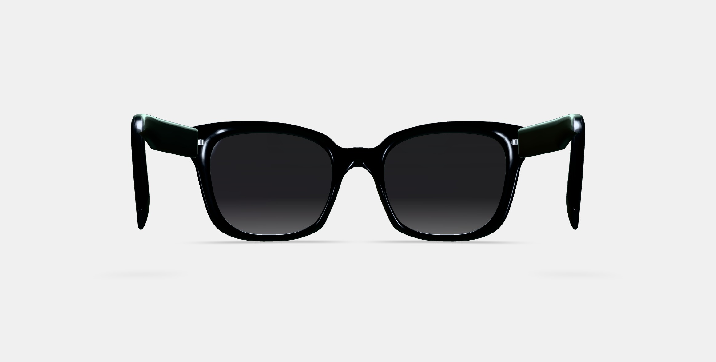 Aubrey Sunglasses in Jet Black 3D model_15