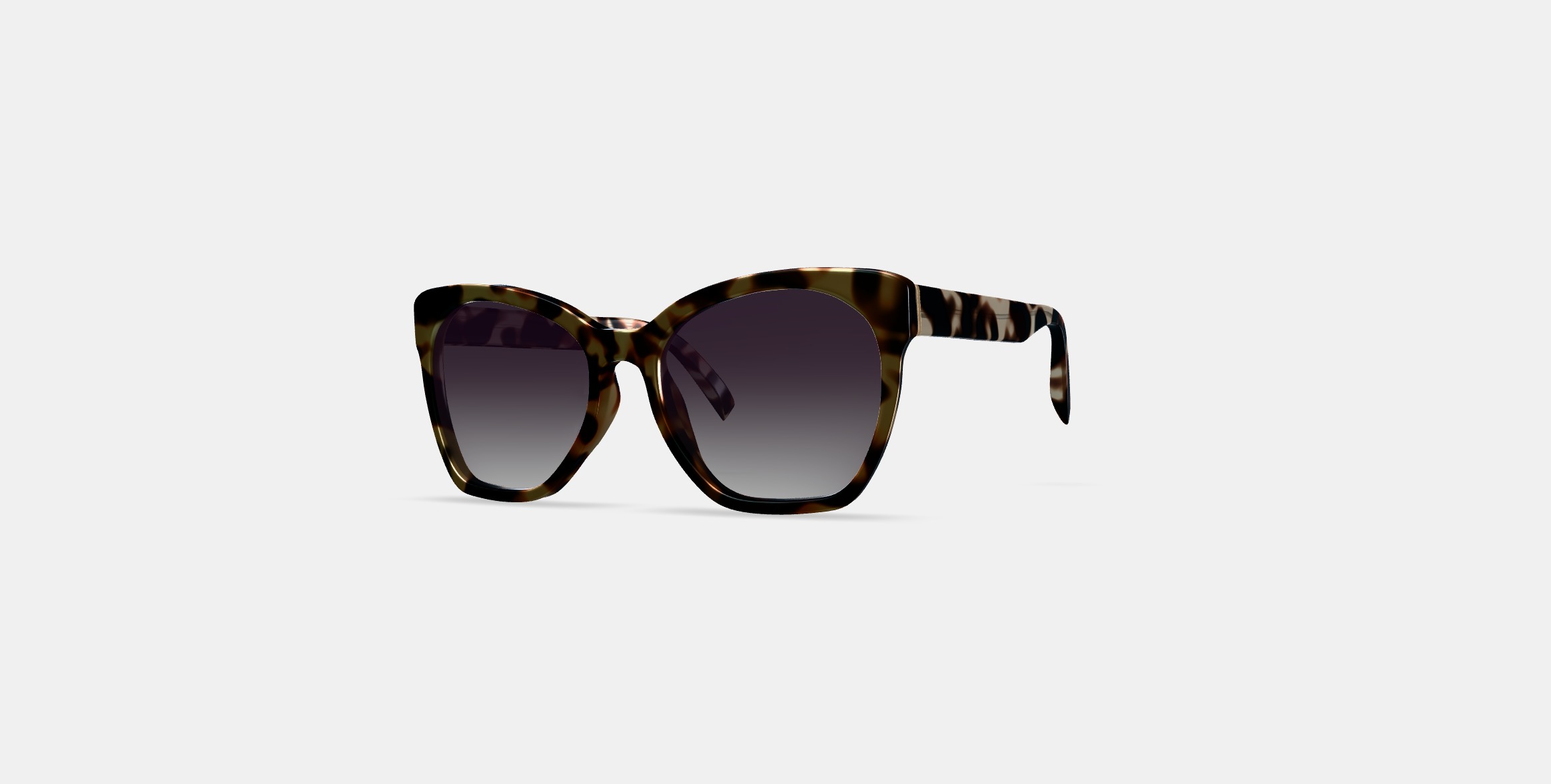 Rhea Sunglasses in Truffle Tortoise 3D model_11
