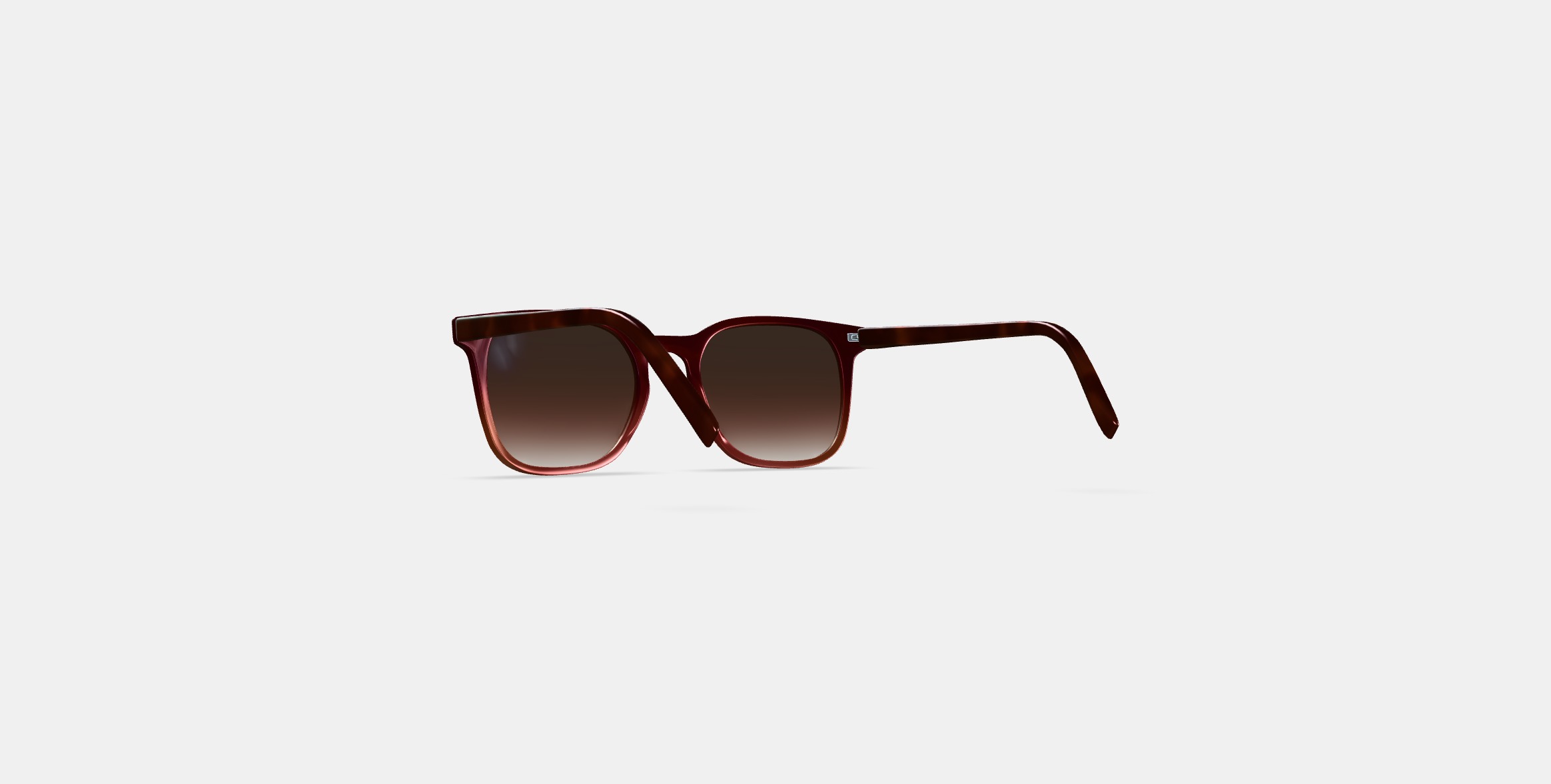 Rosie Sunglasses in Mulberry Tortoise Fade 3D model_16