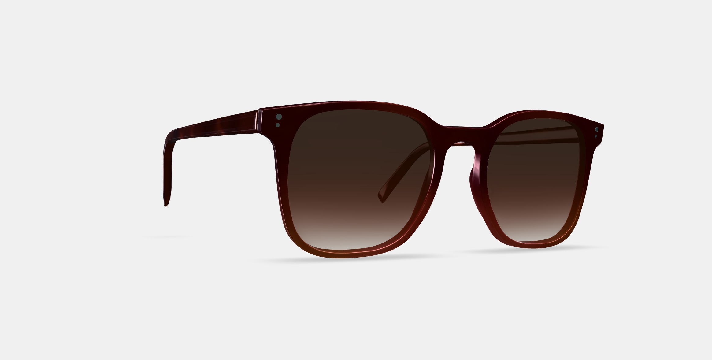Rosie Sunglasses in Mulberry Tortoise Fade 3D model_9