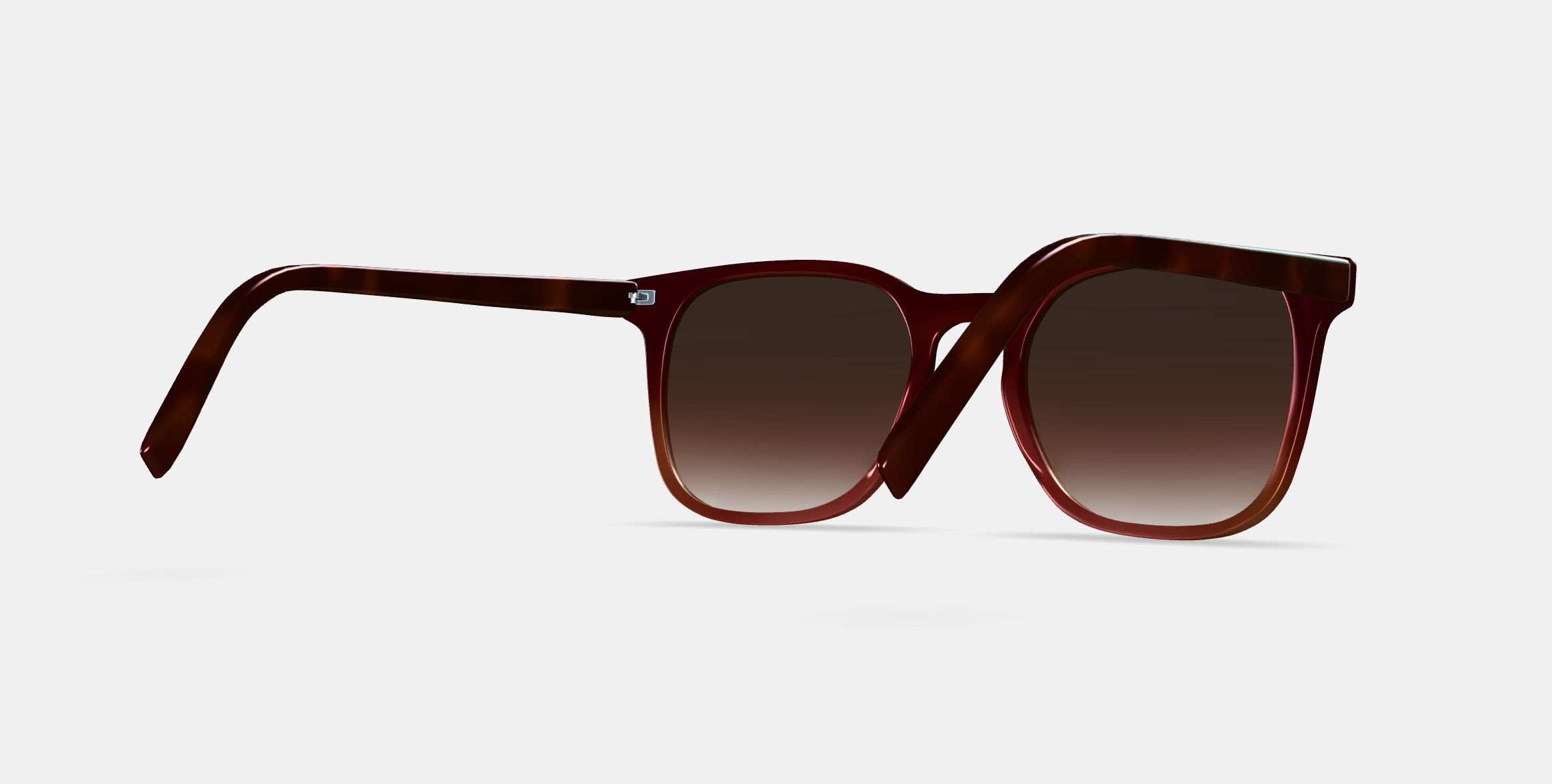 Rosie Sunglasses in Mulberry Tortoise Fade 3D model_6