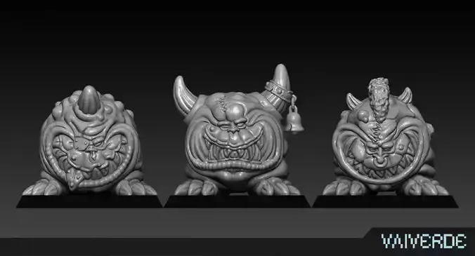 CHOMPERZ - BLISTER PACK 3D print model