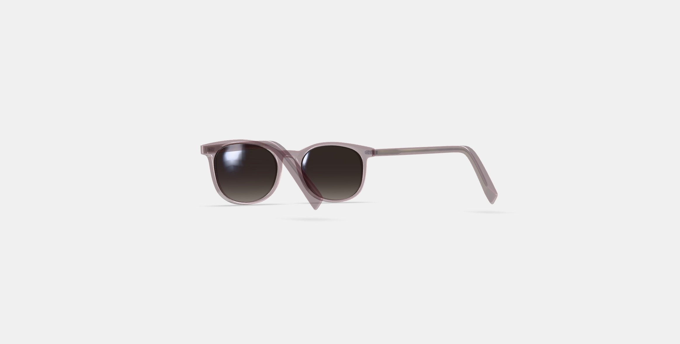 Durand Sunglasses in Rose Water 3D model_16