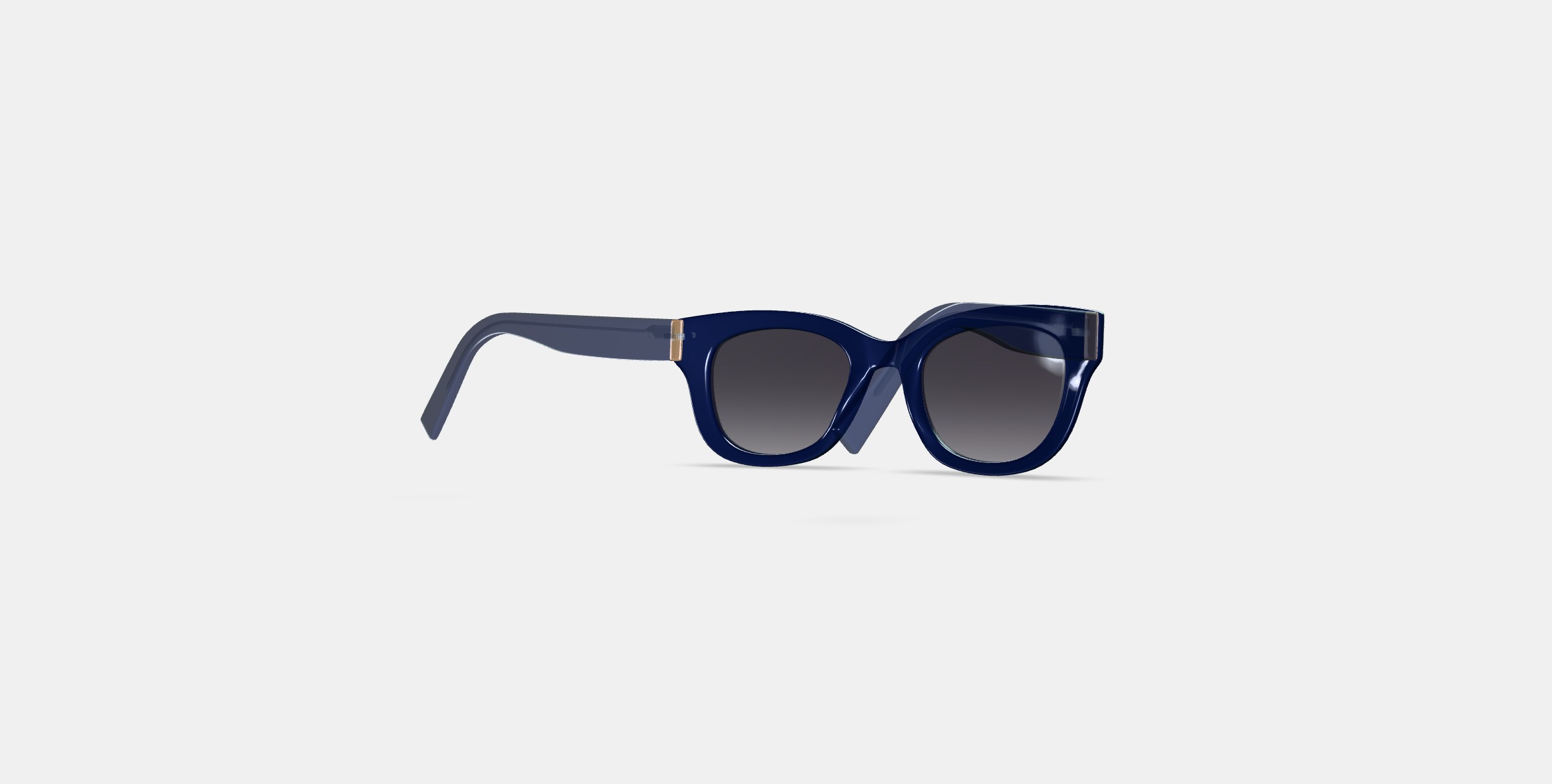 Gemma Sunglasses in Lapis Crystal 3D model_4