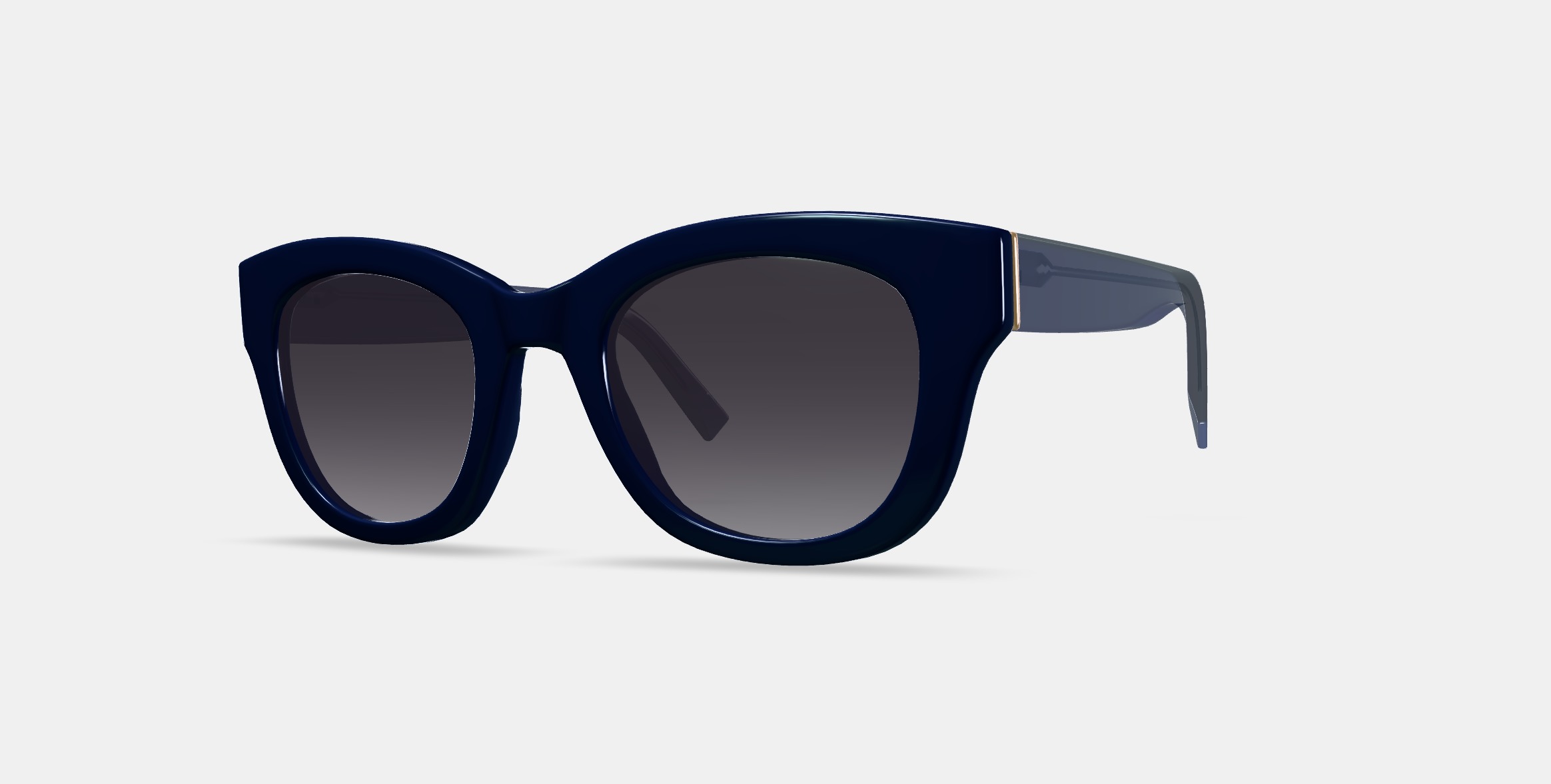 Gemma Sunglasses in Lapis Crystal 3D model_13