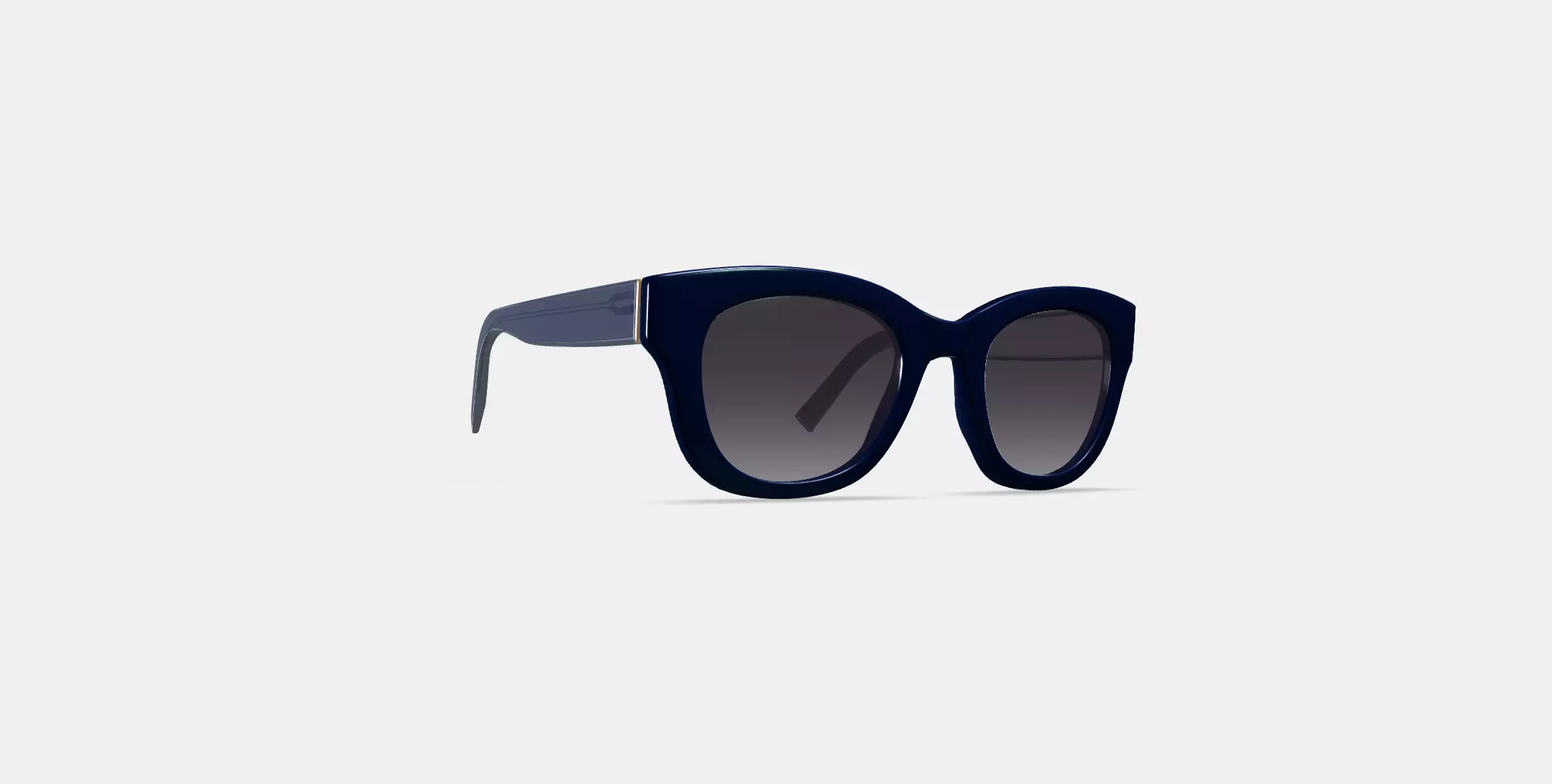 Gemma Sunglasses in Lapis Crystal 3D model_0