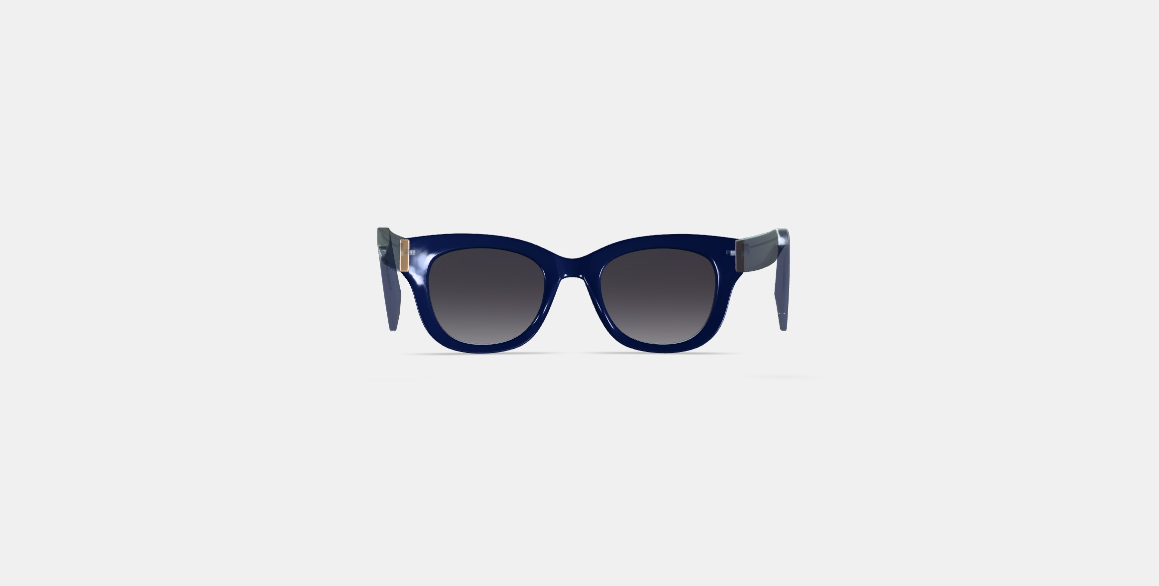 Gemma Sunglasses in Lapis Crystal 3D model_14
