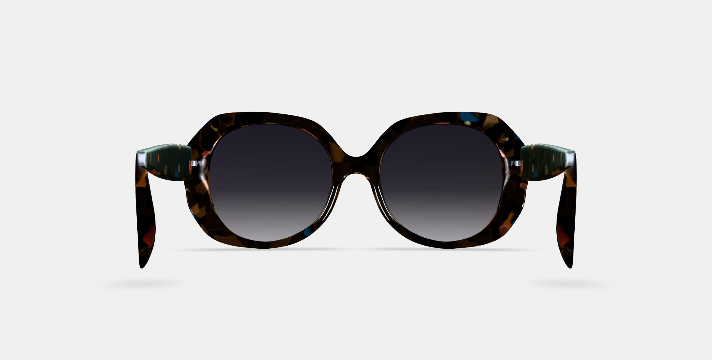 Rosetta Sunglasses in Amalfi Tortoise 3D model_15