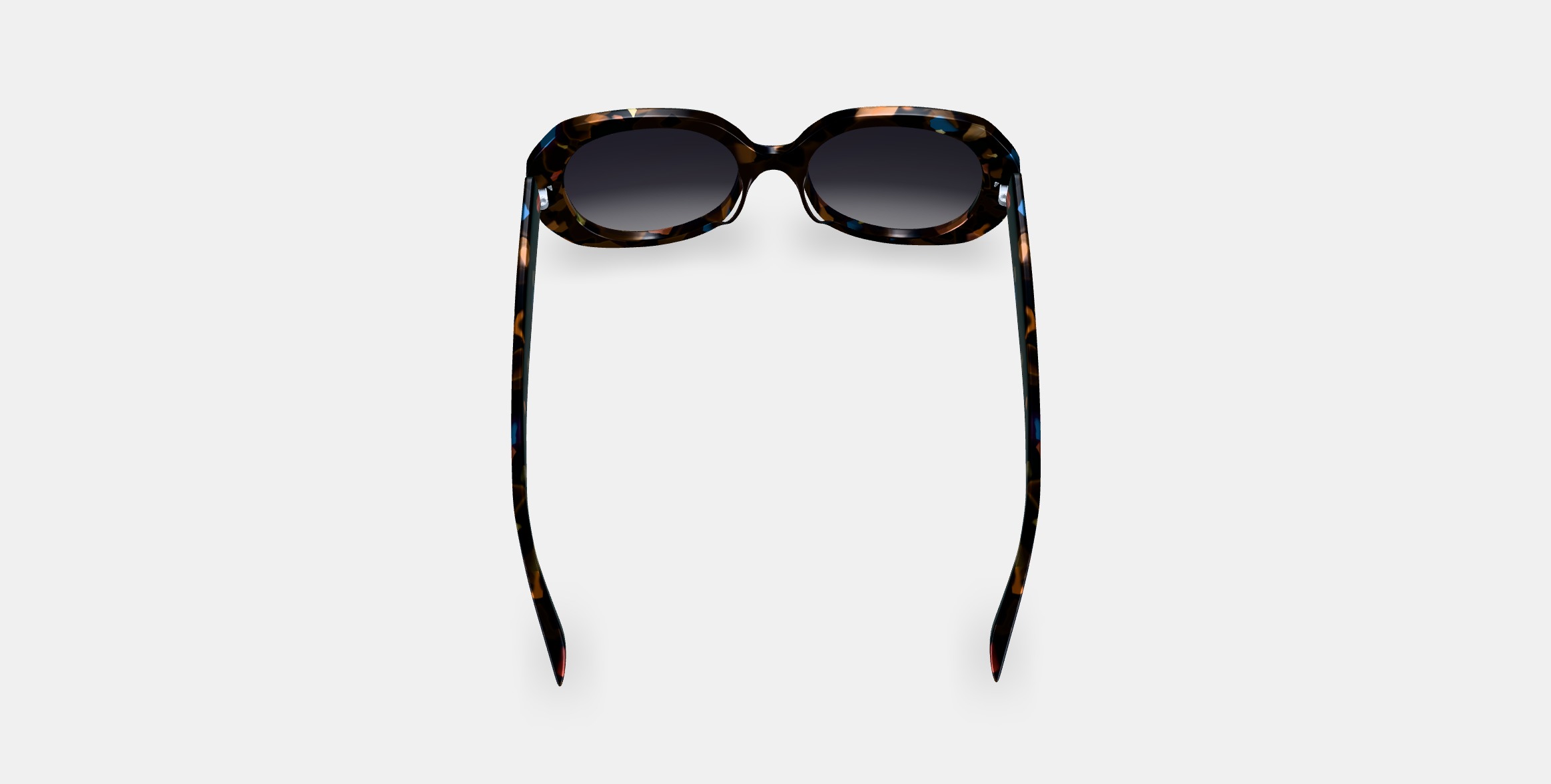 Rosetta Sunglasses in Amalfi Tortoise 3D model_2