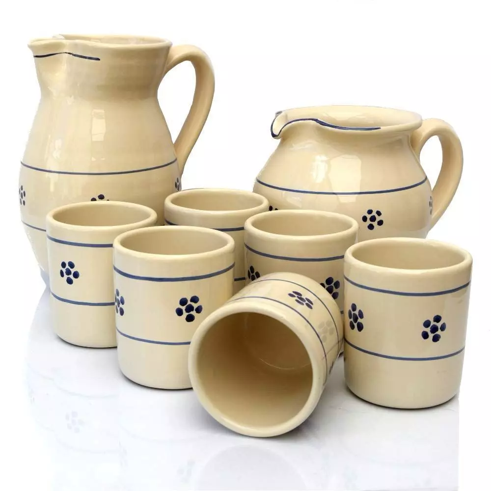 jars and glass 3D print model_0