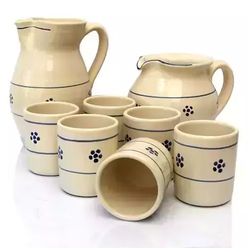 jars and glass 3D print model