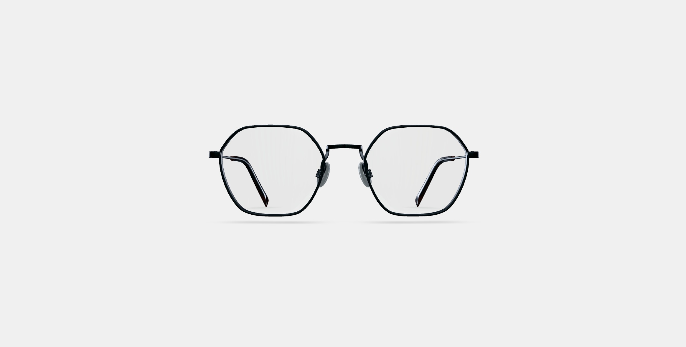 Keiko Eyeglasses in Brushed Ink 3D model_10
