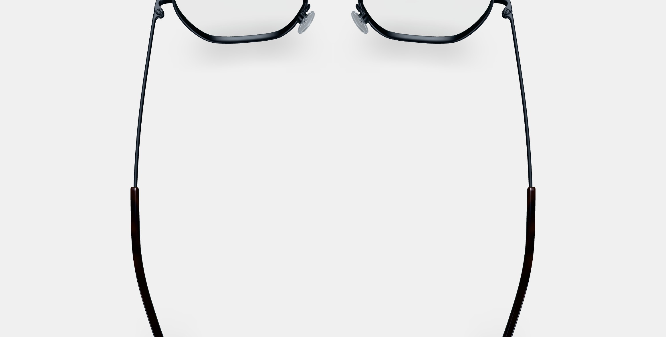 Keiko Eyeglasses in Brushed Ink 3D model_2