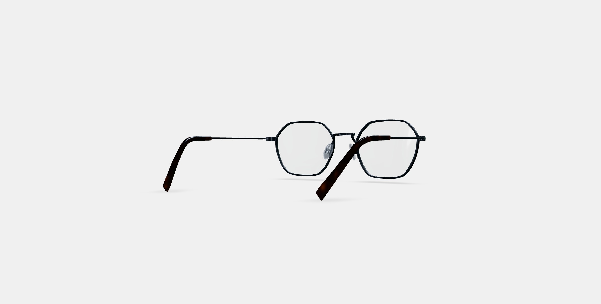 Keiko Eyeglasses in Brushed Ink 3D model_5