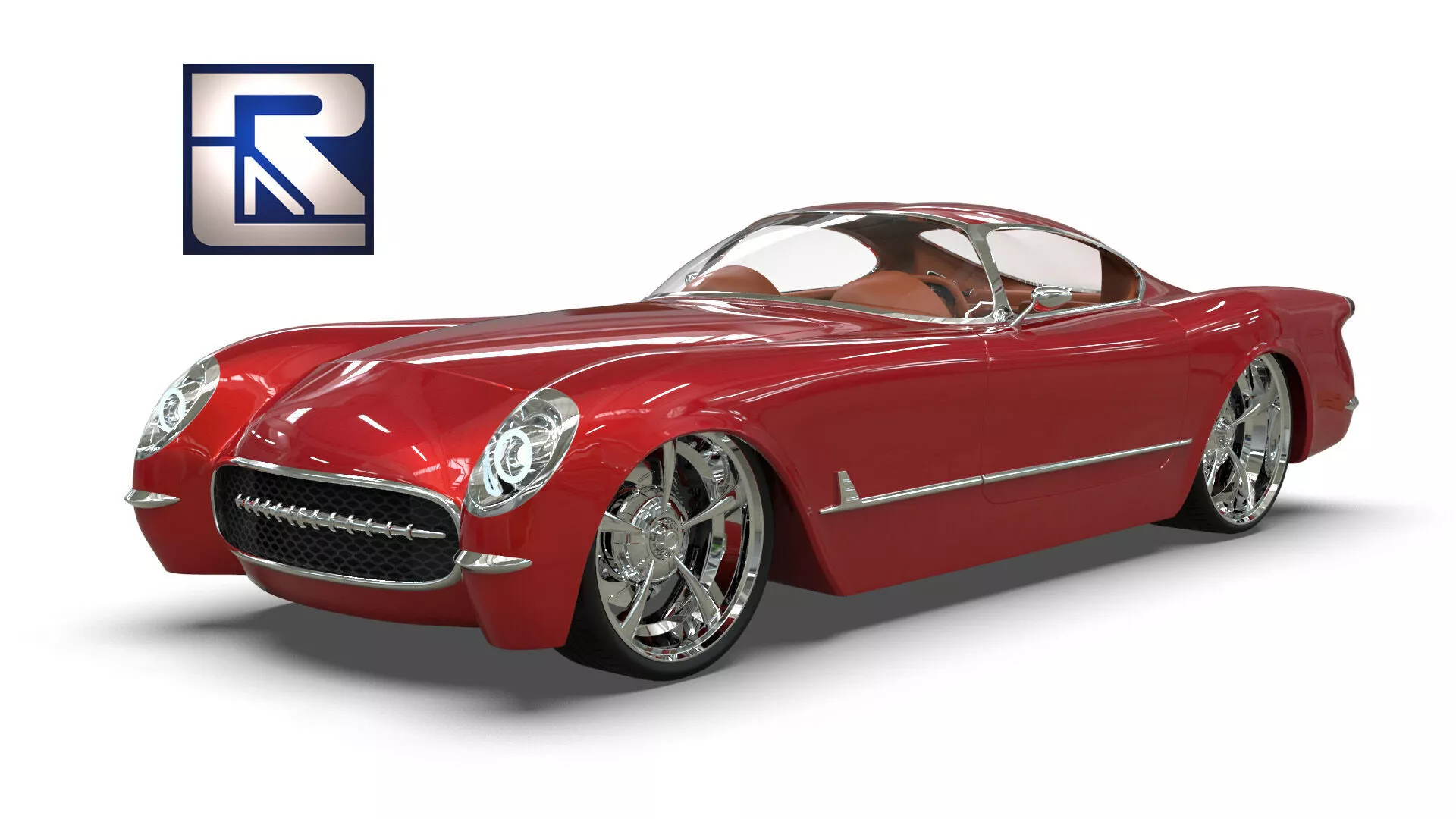 1953 Corvette TwelveAir 3D model