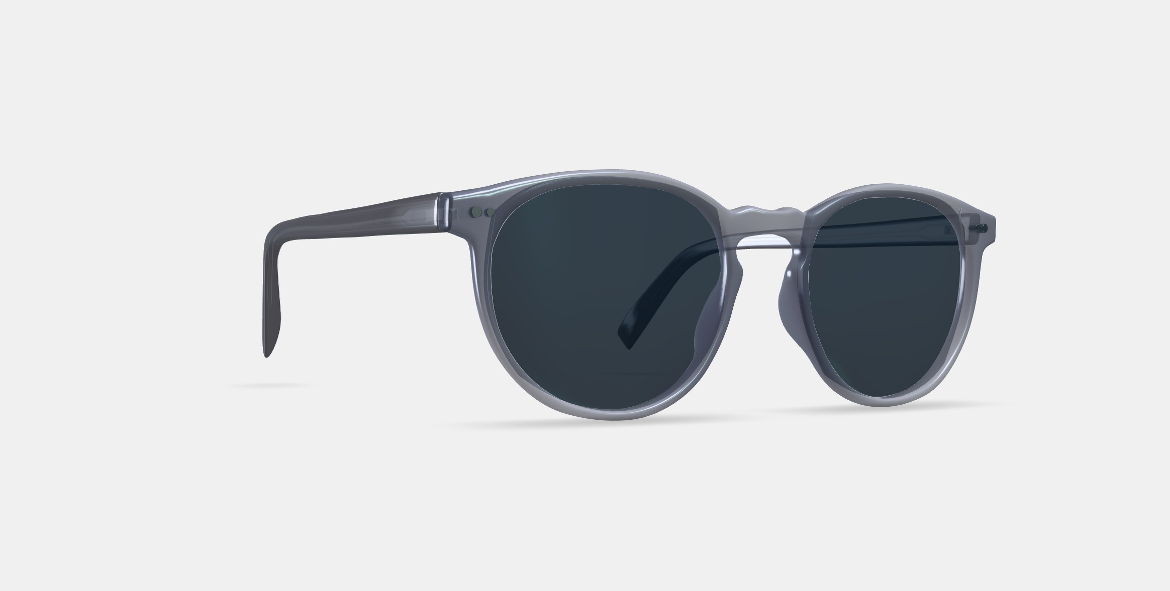 Biren Sunglasses in Dove Grey 3D model_9