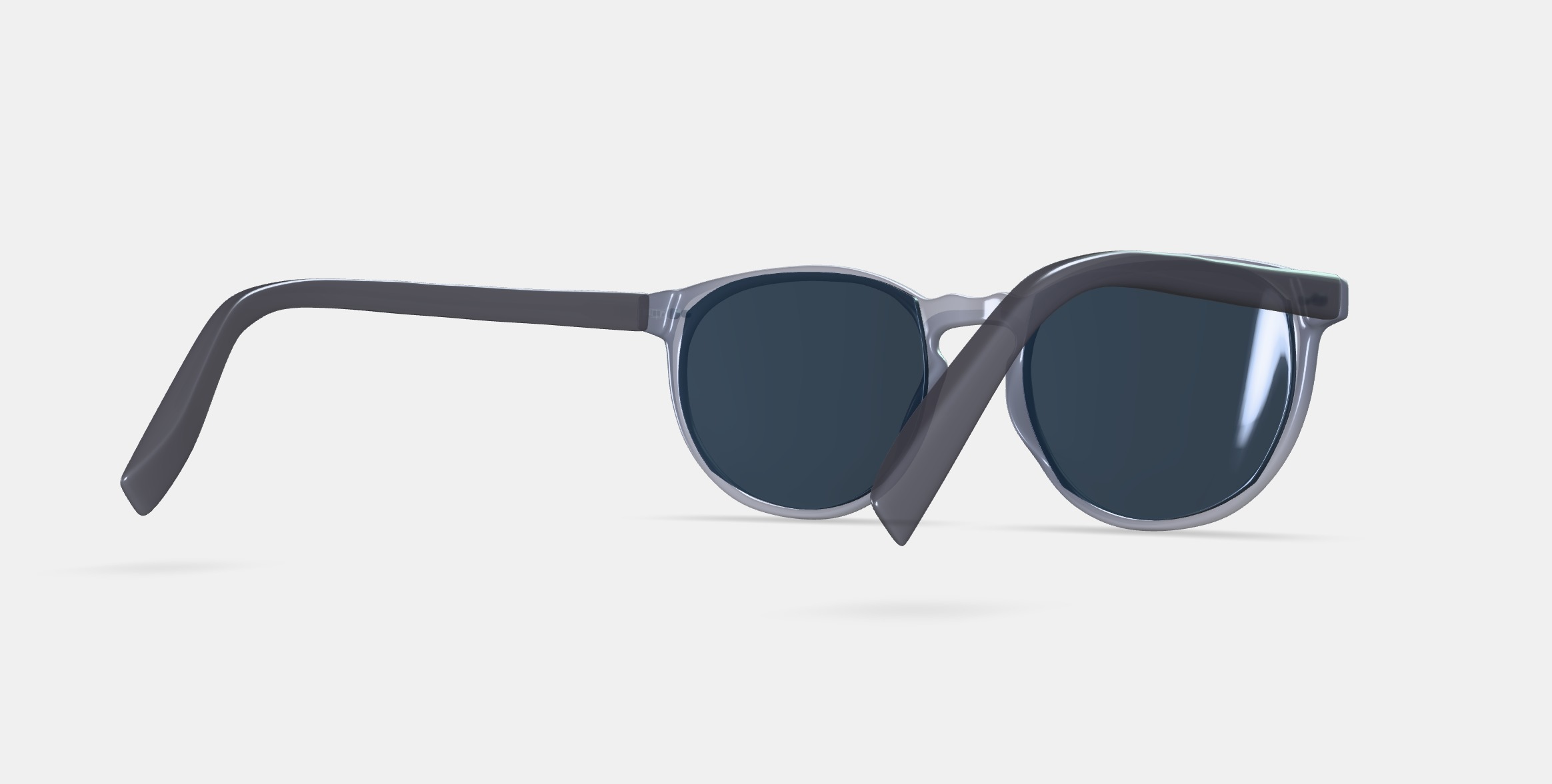 Biren Sunglasses in Dove Grey 3D model_8