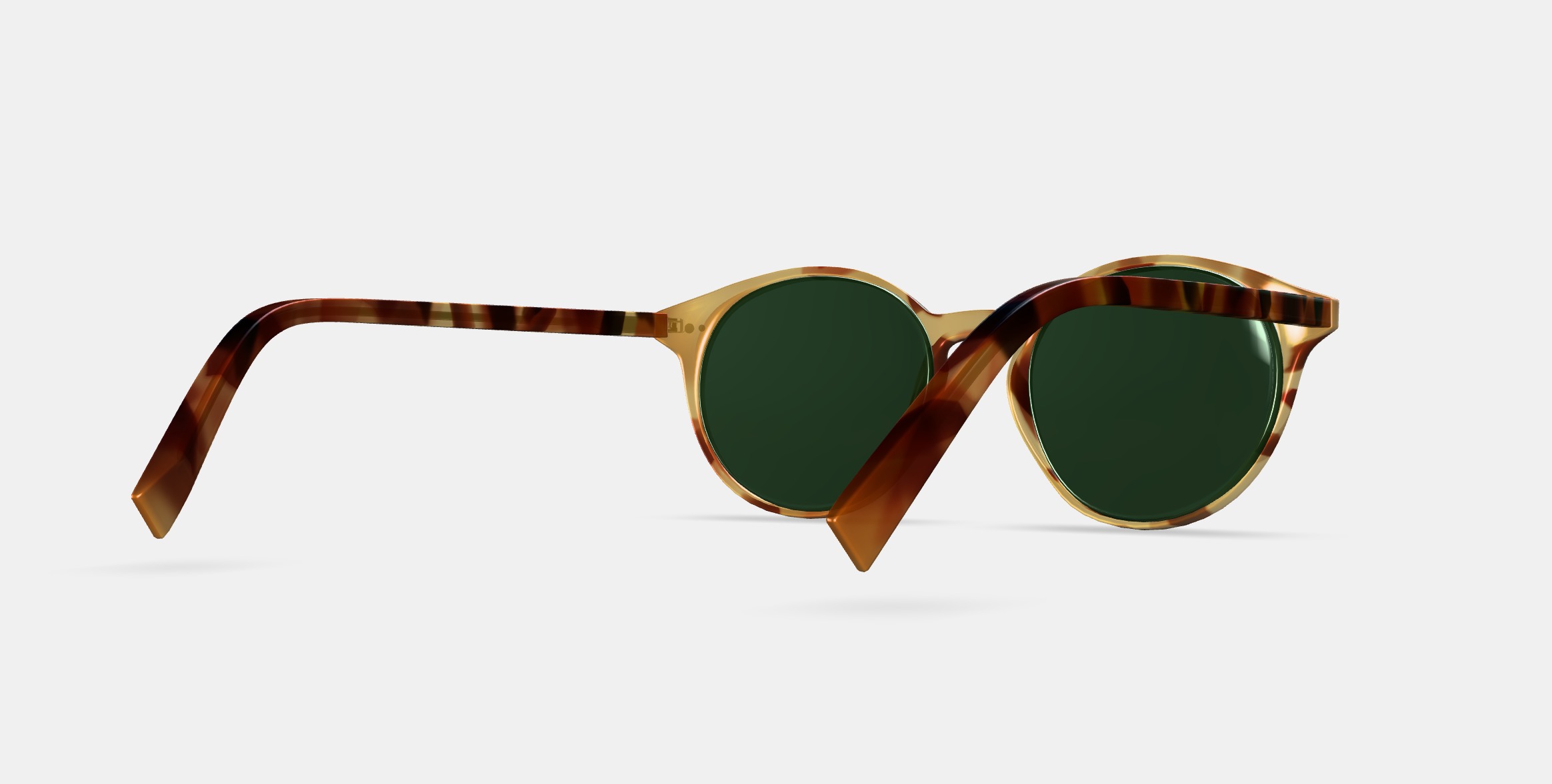 Morgan Sunglasses in Mesa Tortoise 3D model_6