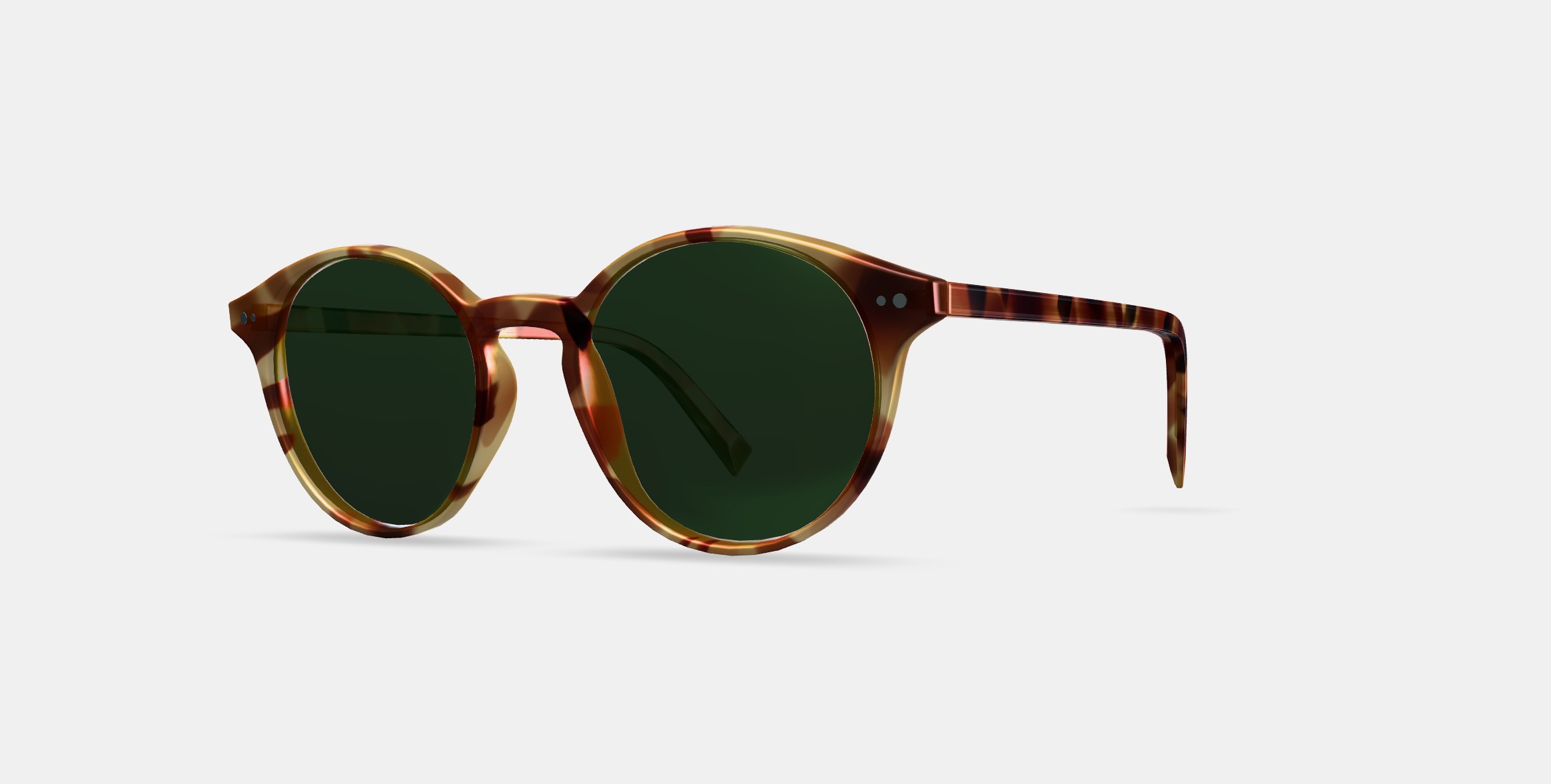 Morgan Sunglasses in Mesa Tortoise 3D model_13