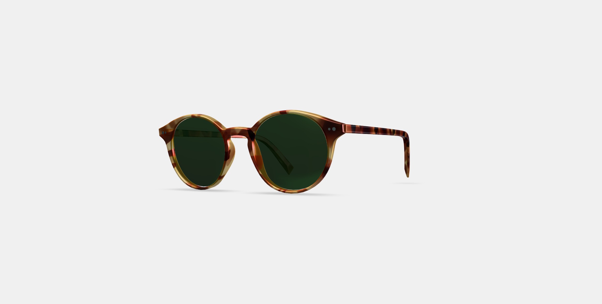 Morgan Sunglasses in Mesa Tortoise 3D model_12