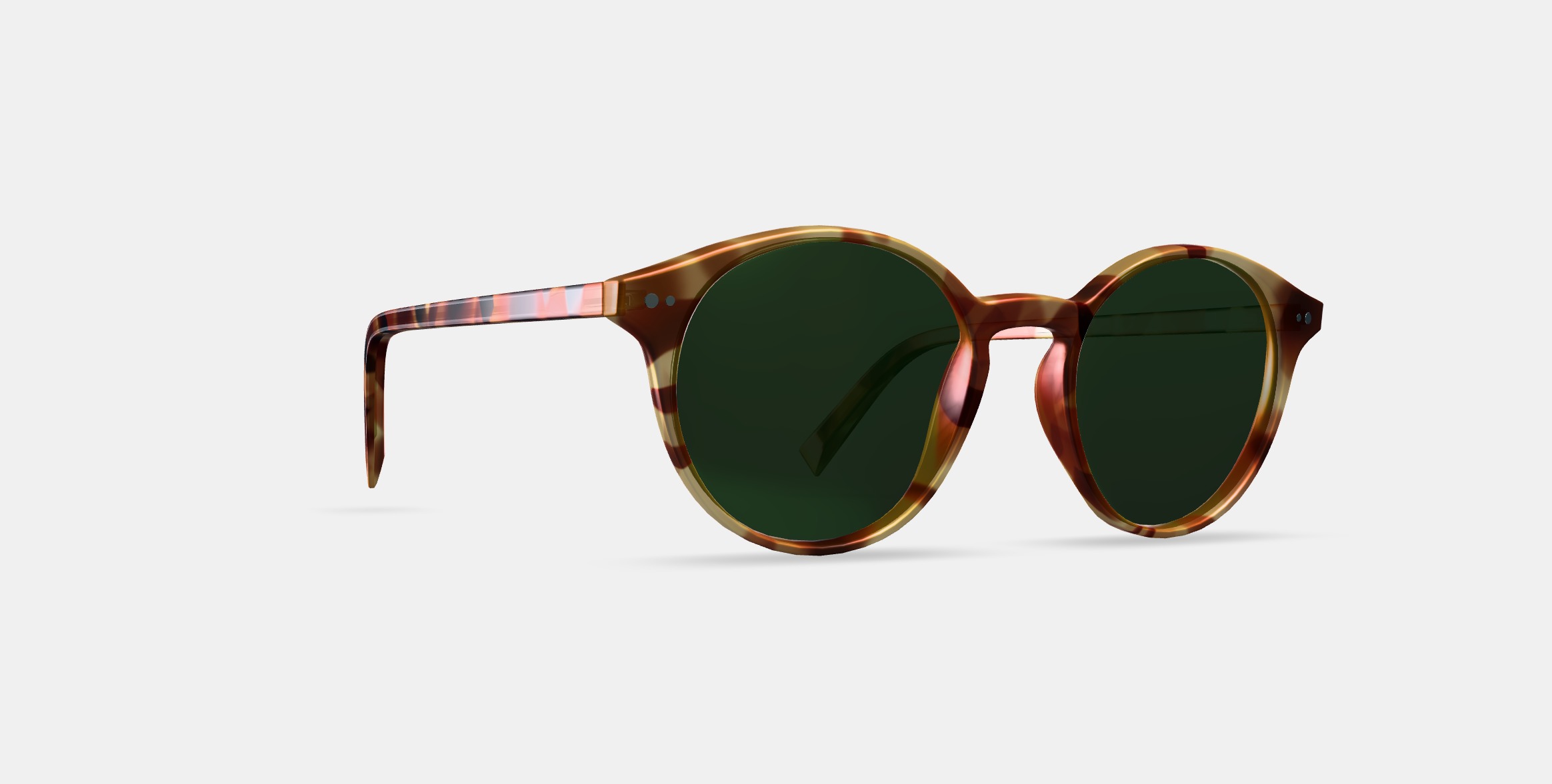 Morgan Sunglasses in Mesa Tortoise 3D model_9