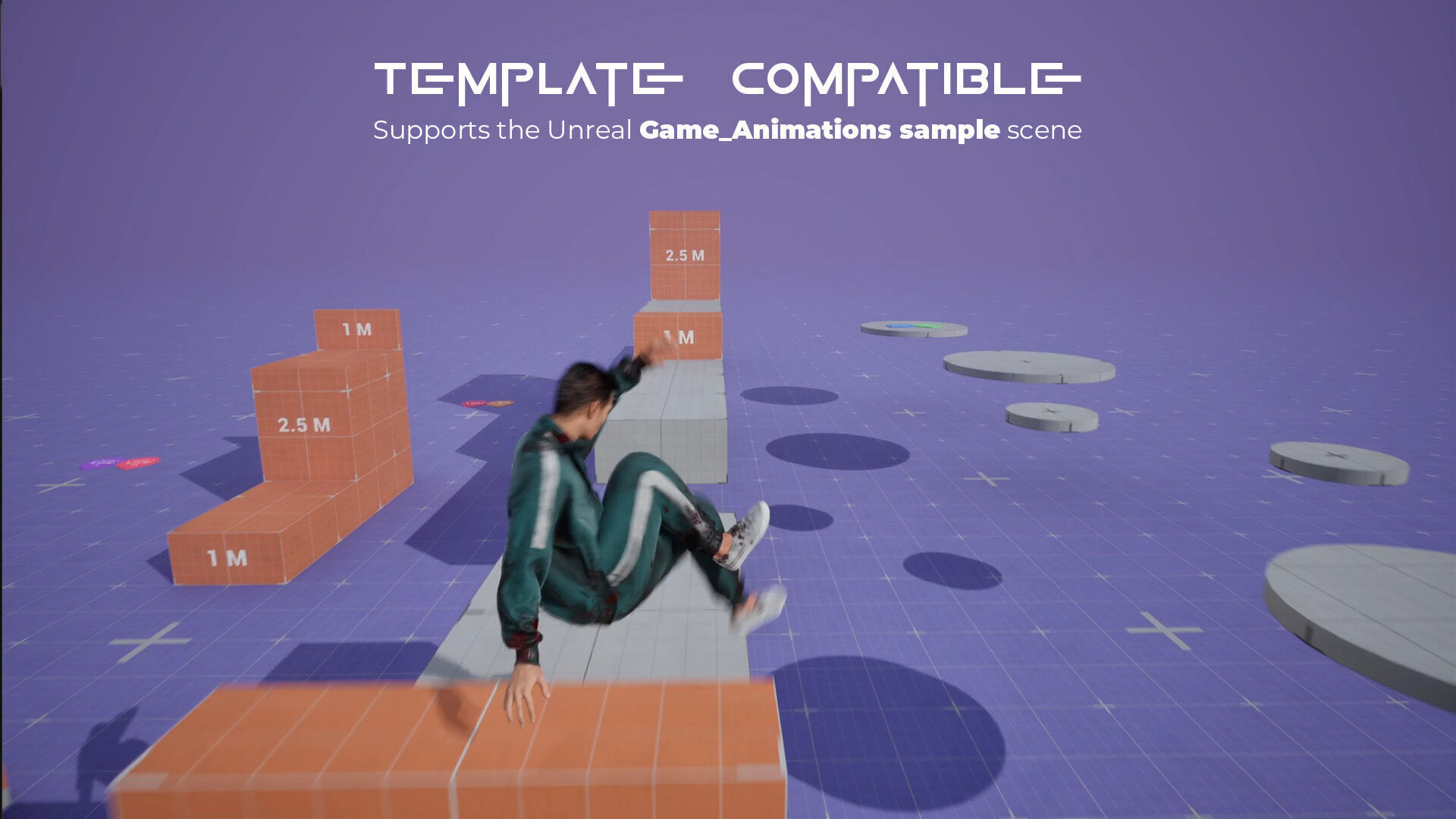 Squid game Inspired Tracksuit for Metahumans - Customizable Low-poly 3D model_7