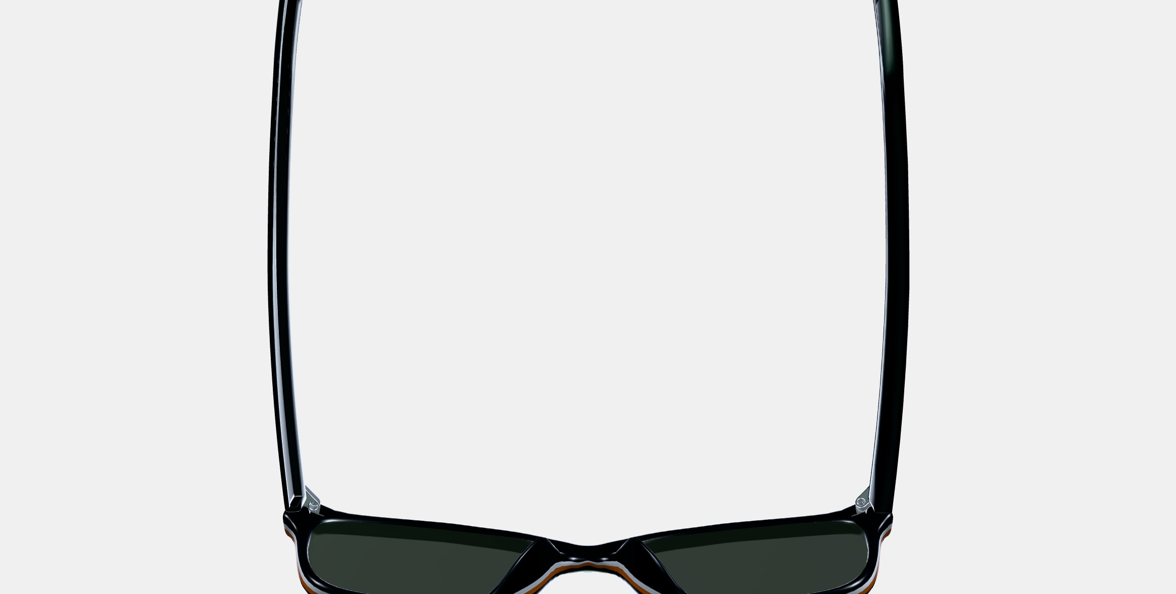 Barkley Low Bridge Fit Sunglasses in Black Matte Eclipse 3D model_8