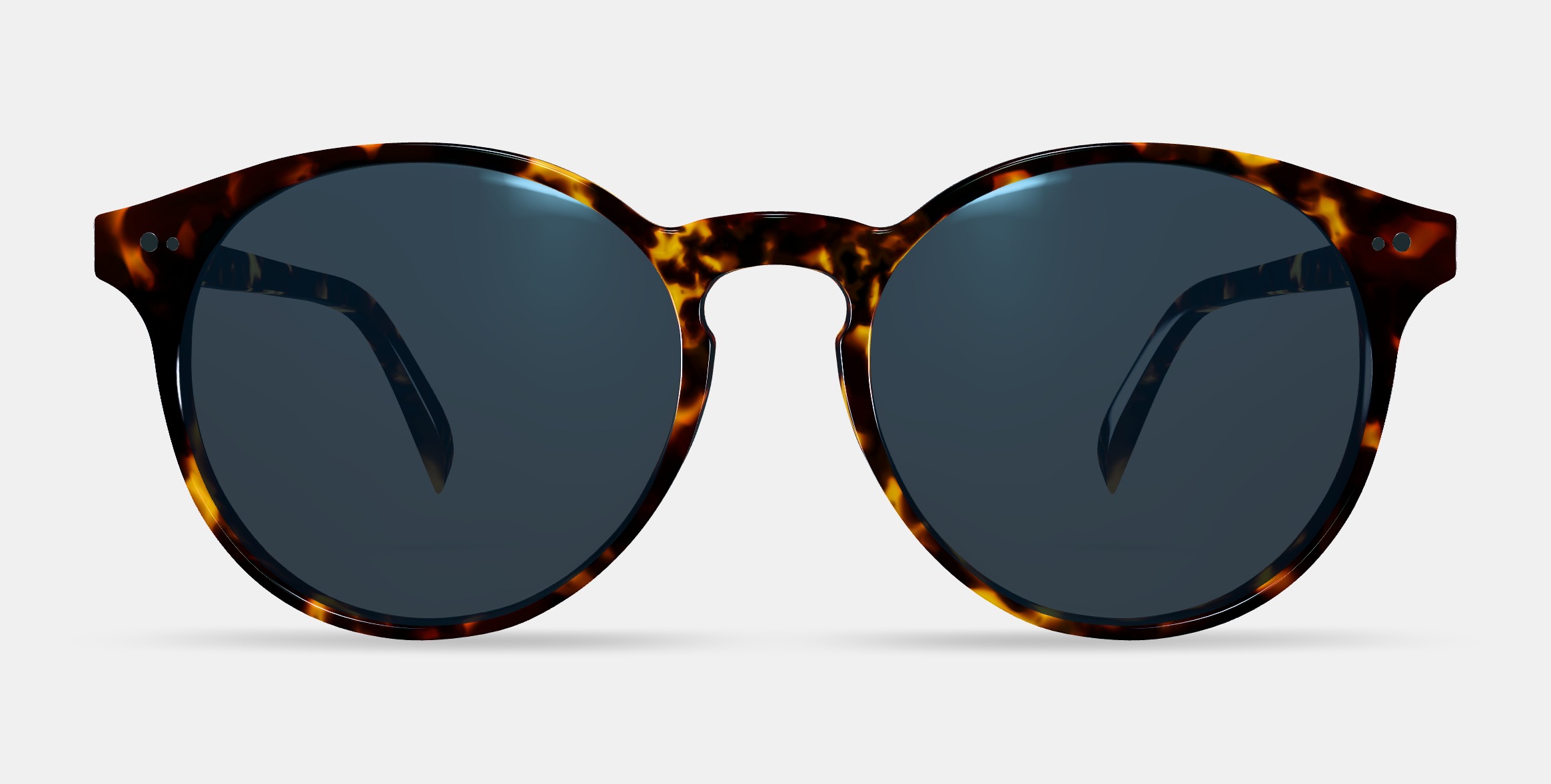 Renton Sunglasses in Black Oak Tortoise 3D model_11