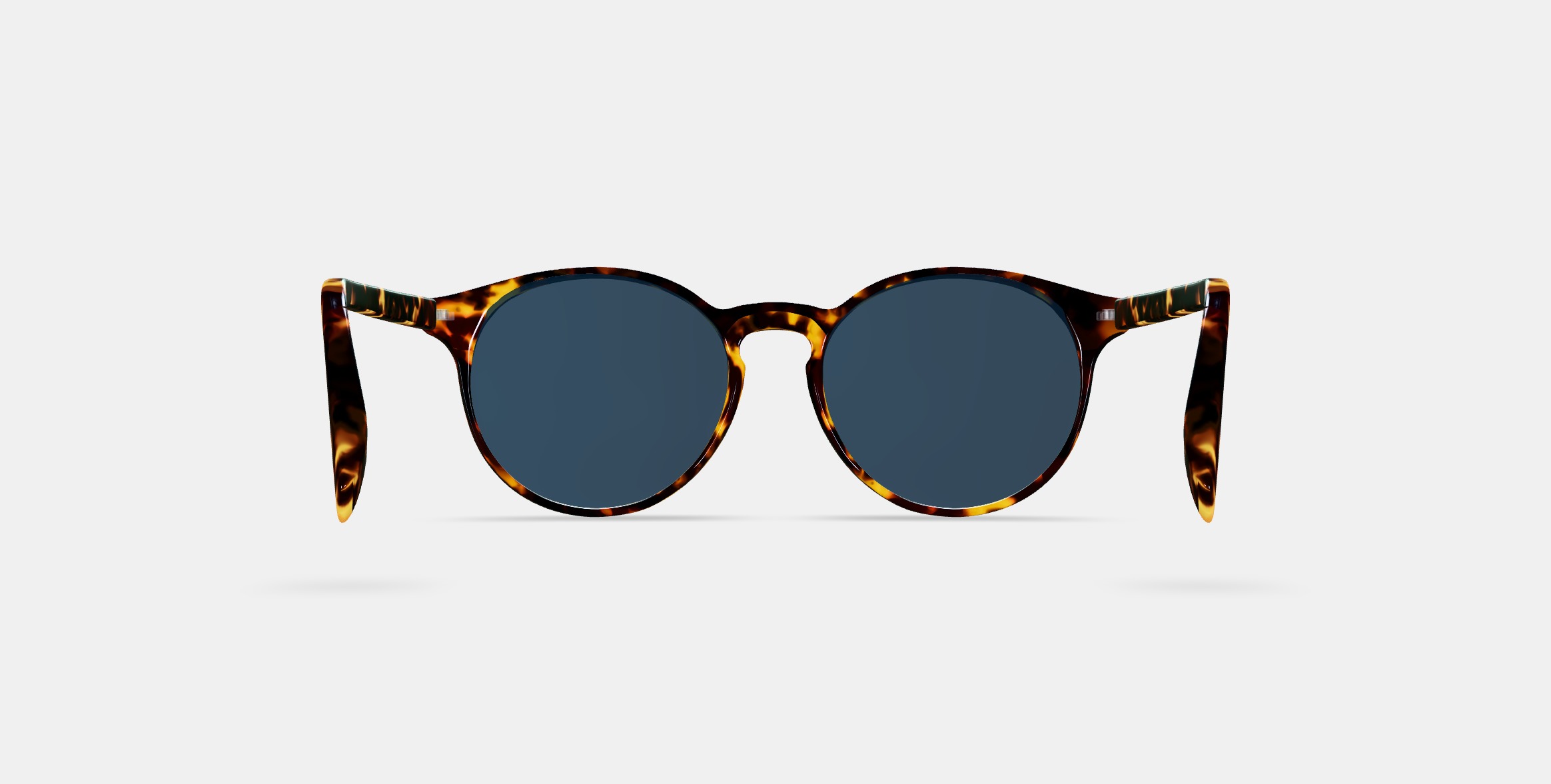 Renton Sunglasses in Black Oak Tortoise 3D model_15