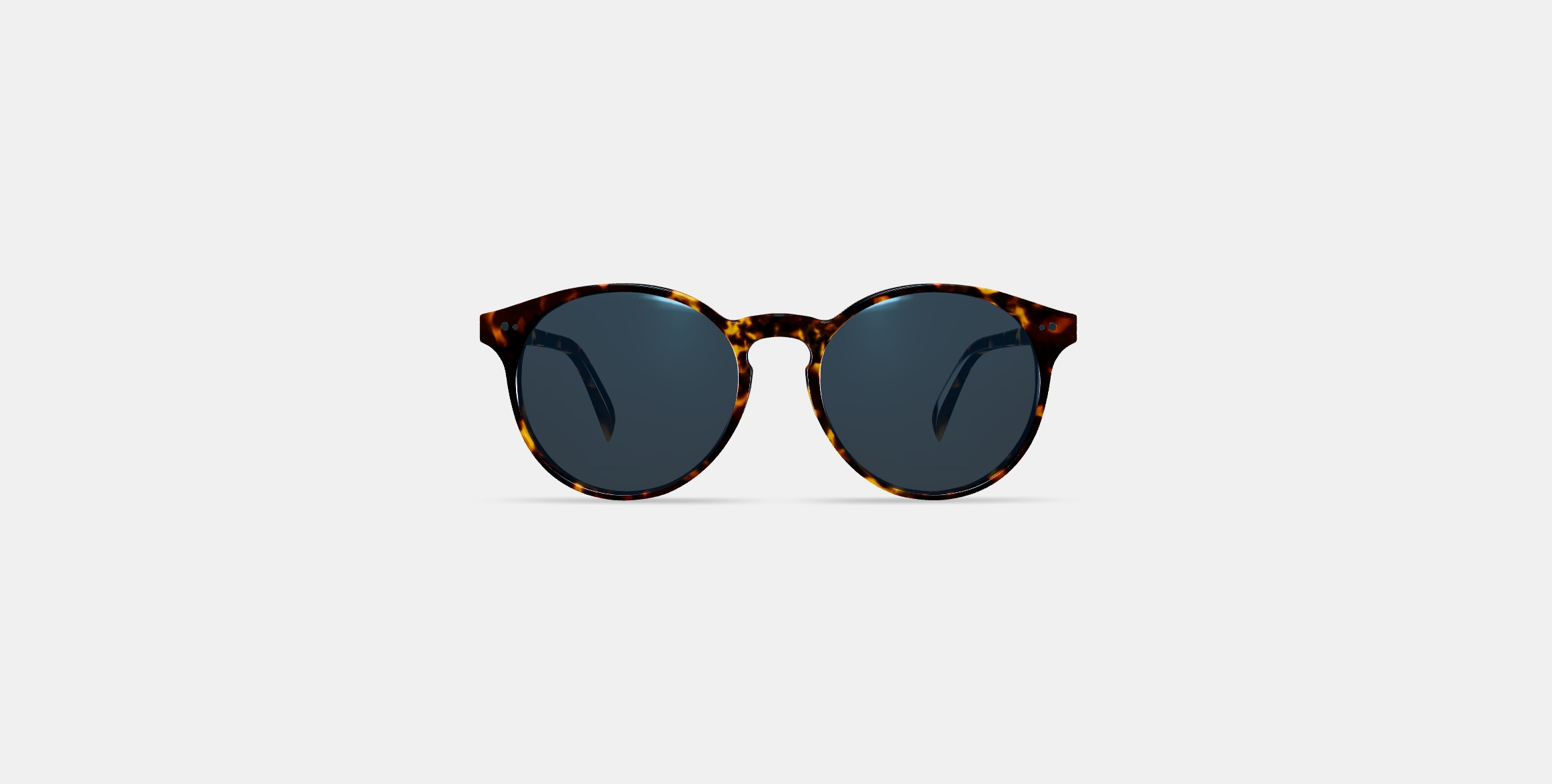 Renton Sunglasses in Black Oak Tortoise 3D model_10