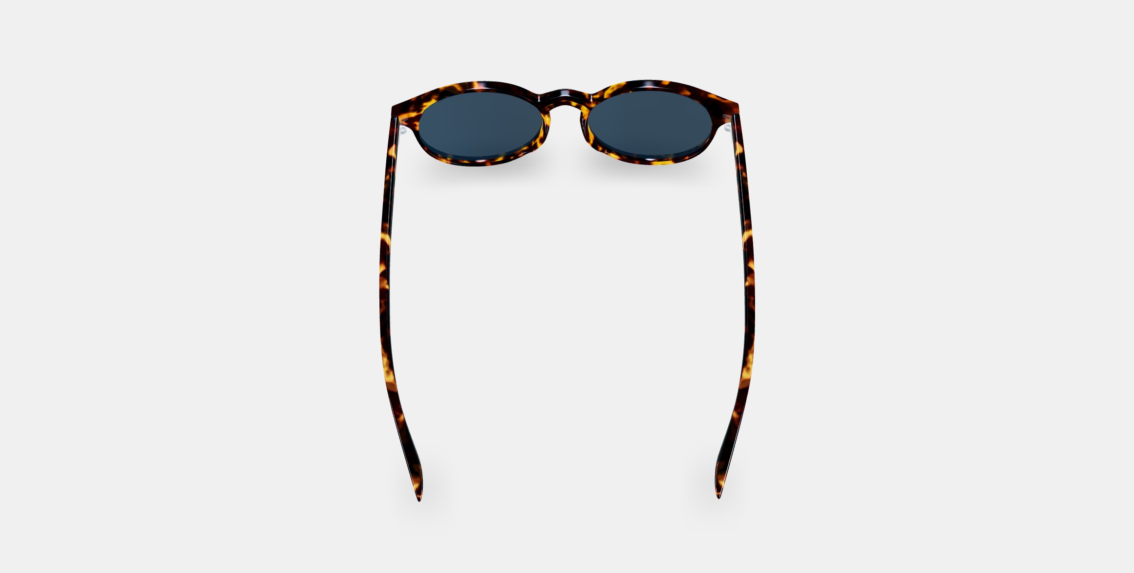 Renton Sunglasses in Black Oak Tortoise 3D model_3