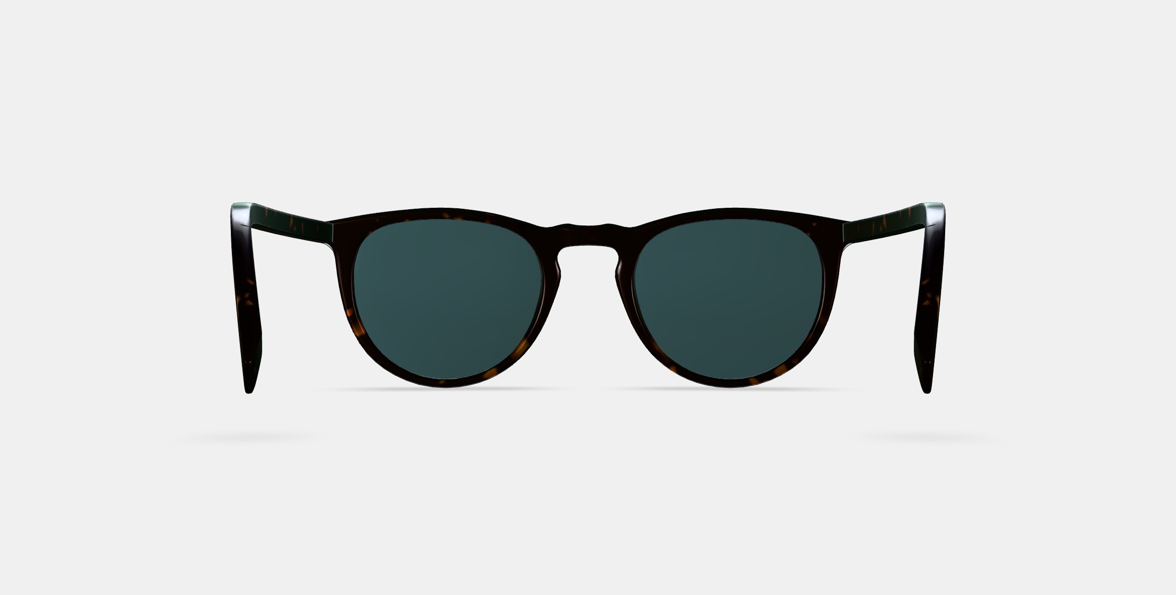 Haskell Low Bridge Fit Sunglasses in Whiskey Tortoise 3D model_15